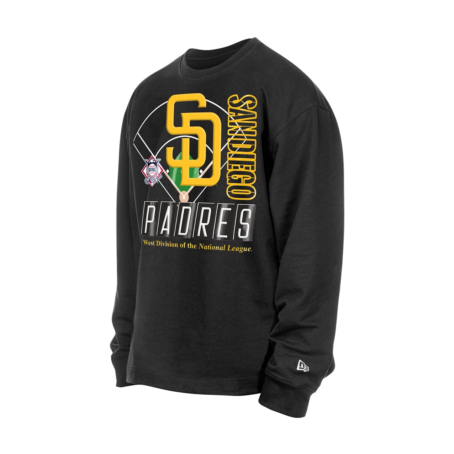 San Diego Padres Graphic LS Crew - Mens