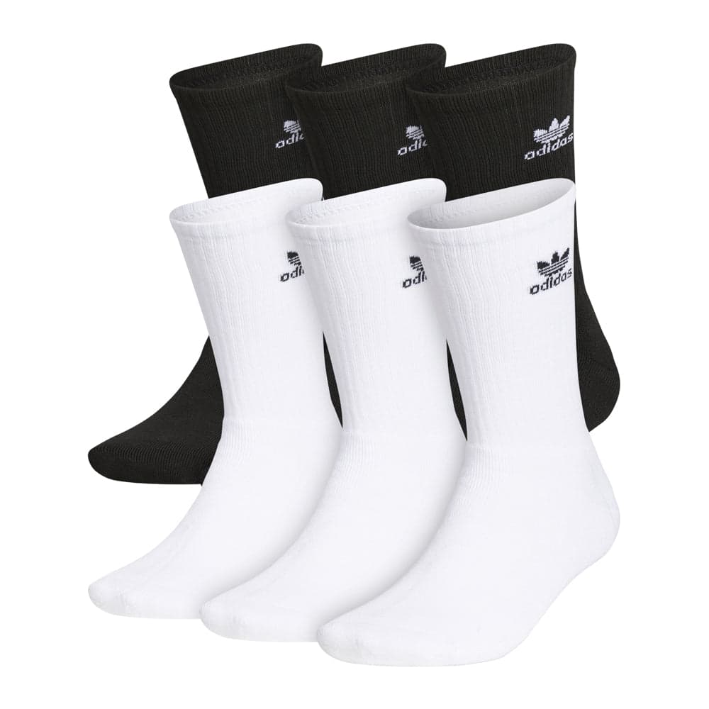 Adidas Trefoil Crew Socks 6-Pack