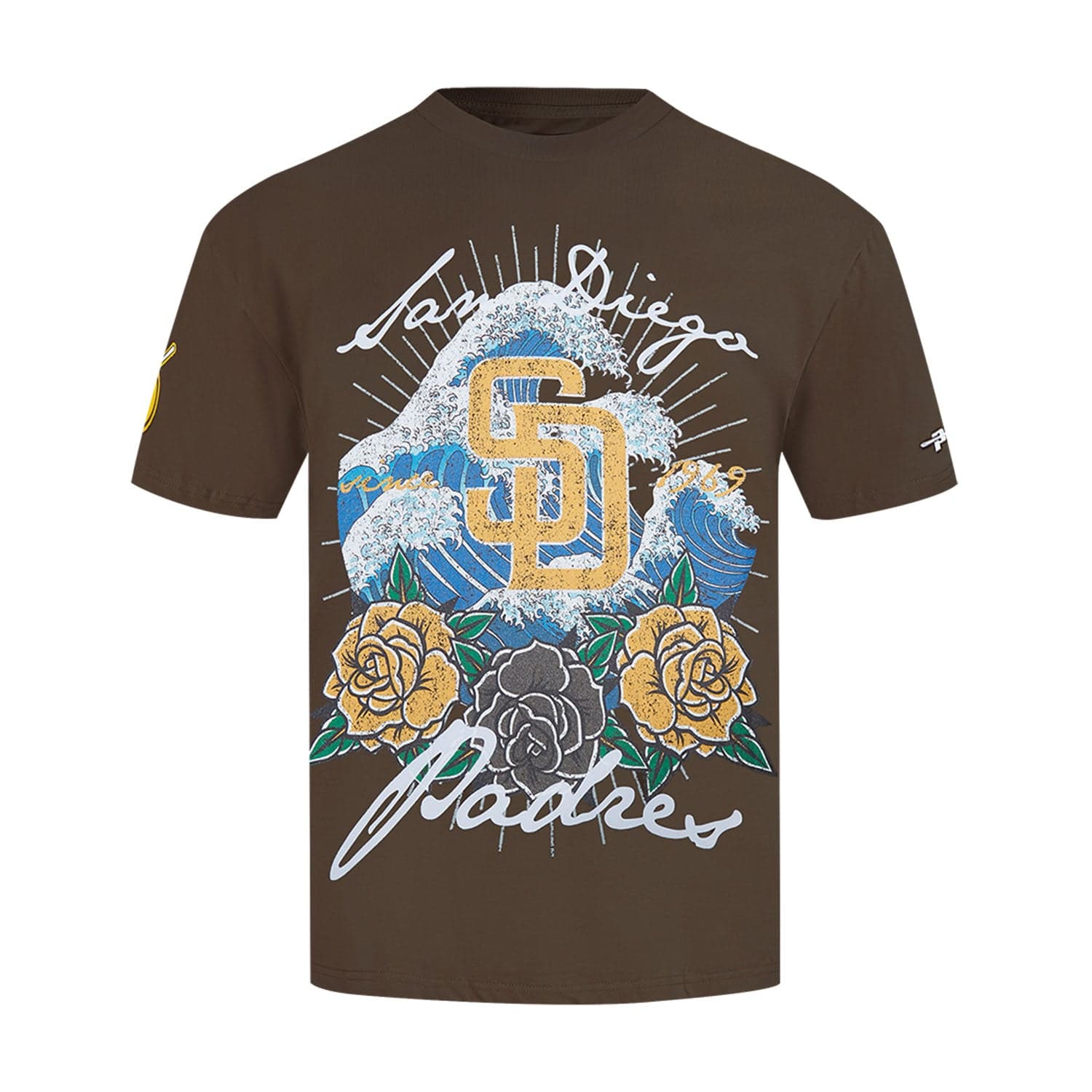 San Diego Padres Wave & Roses Tee - Mens