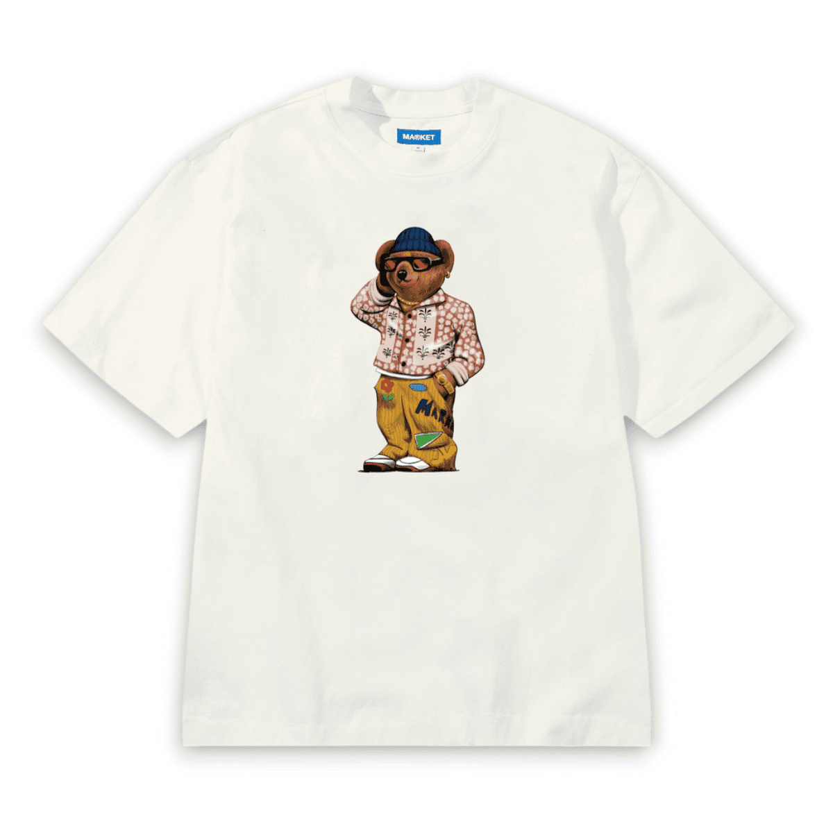 Folk Fitted Bear Tee