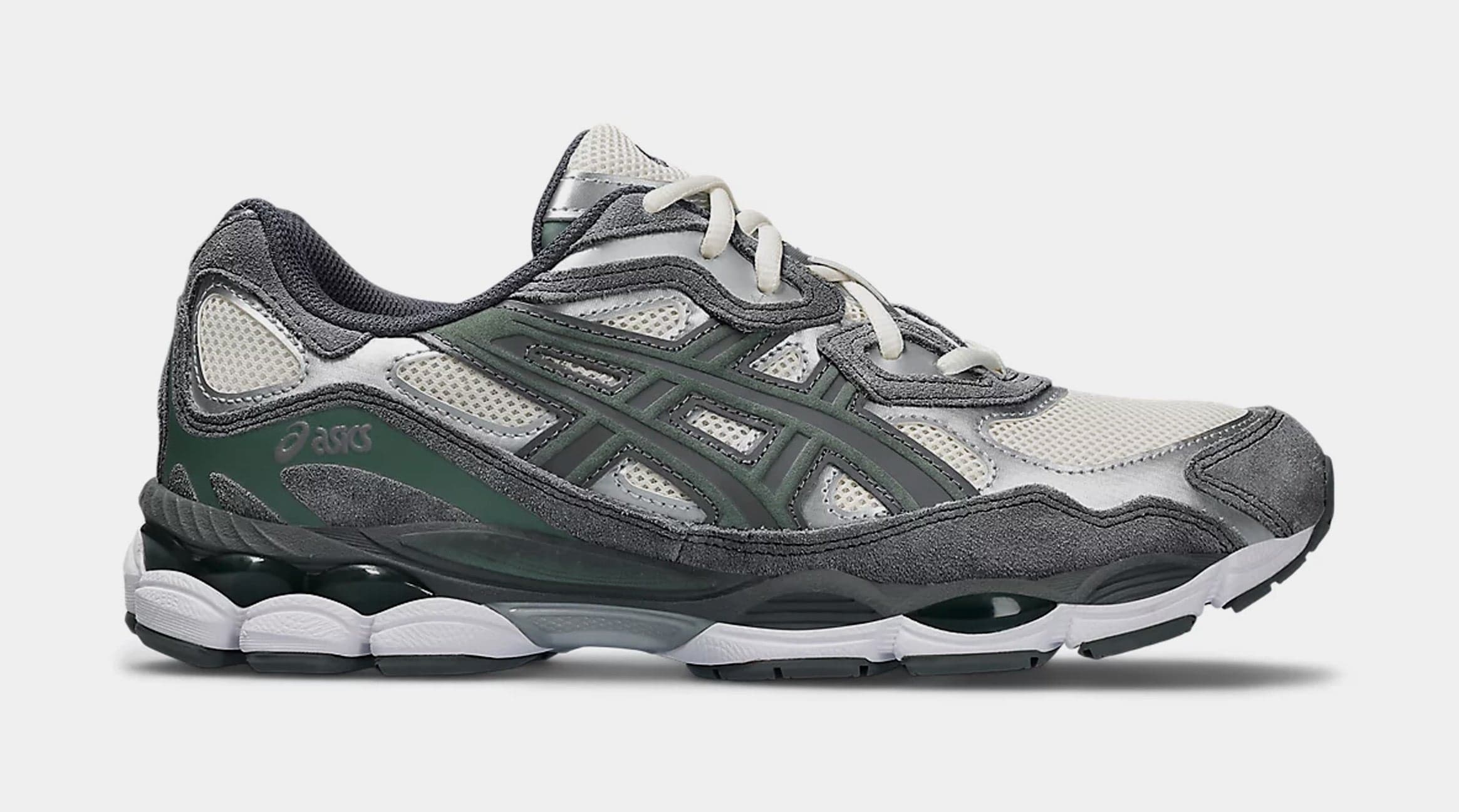 Gel NYC Mens Running Shoes (Cream/Steel Grey)