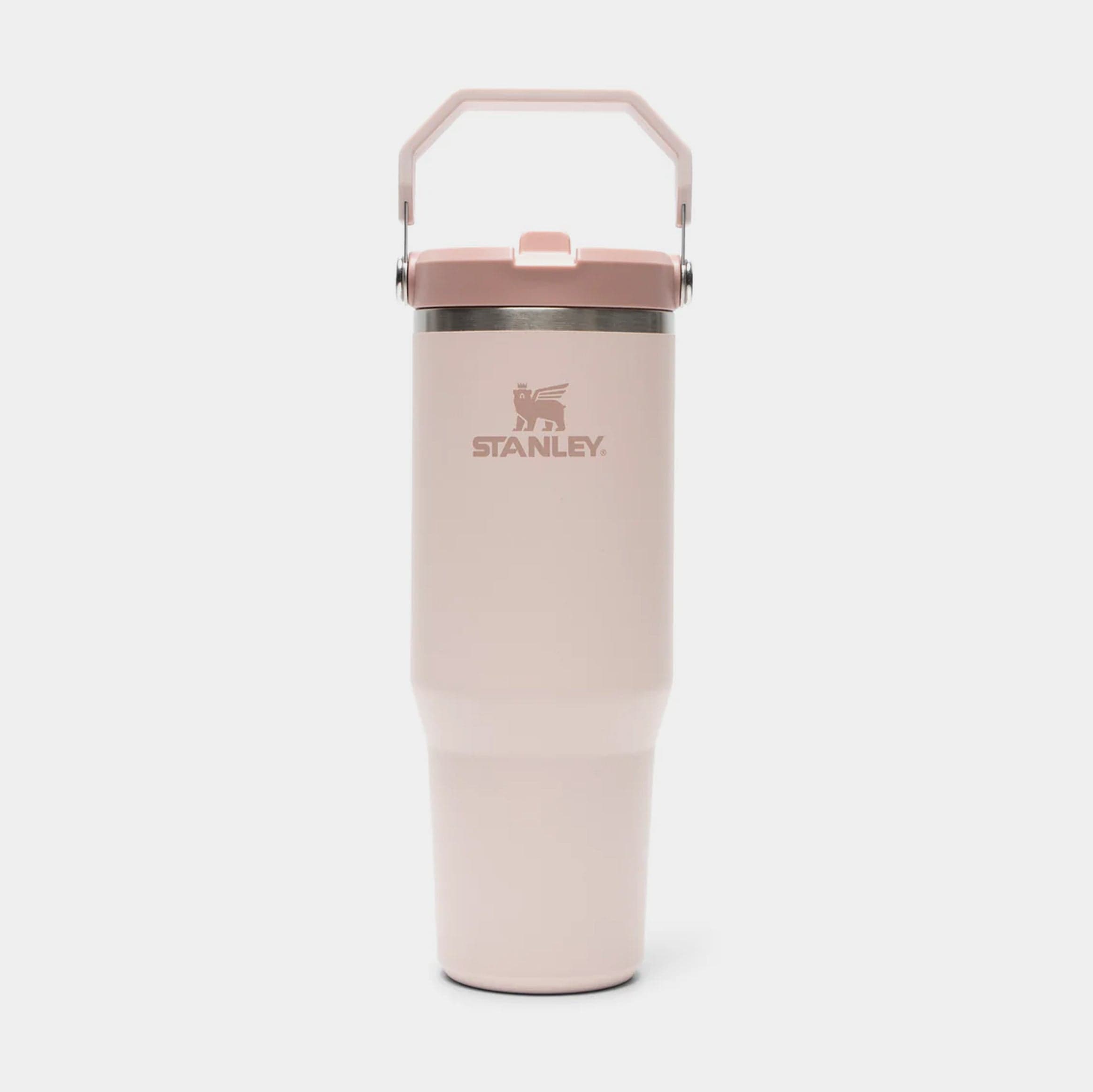 The IceFlow Flip Straw 2.0 Tumbler 30oz (Rose Quartz)
