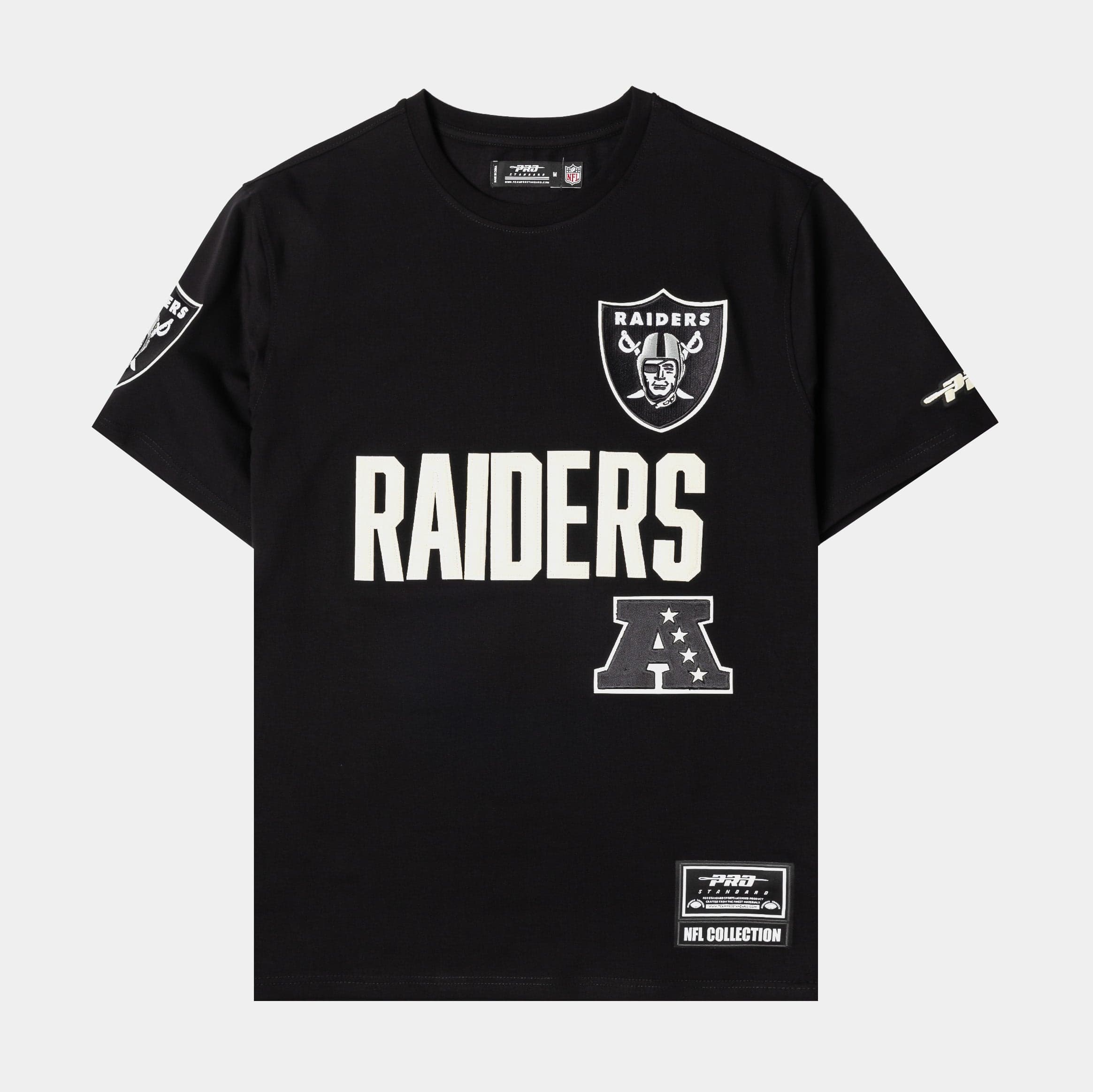 Las Vegas Raiders Original Mens Short Sleeve Shirt (Black/White)
