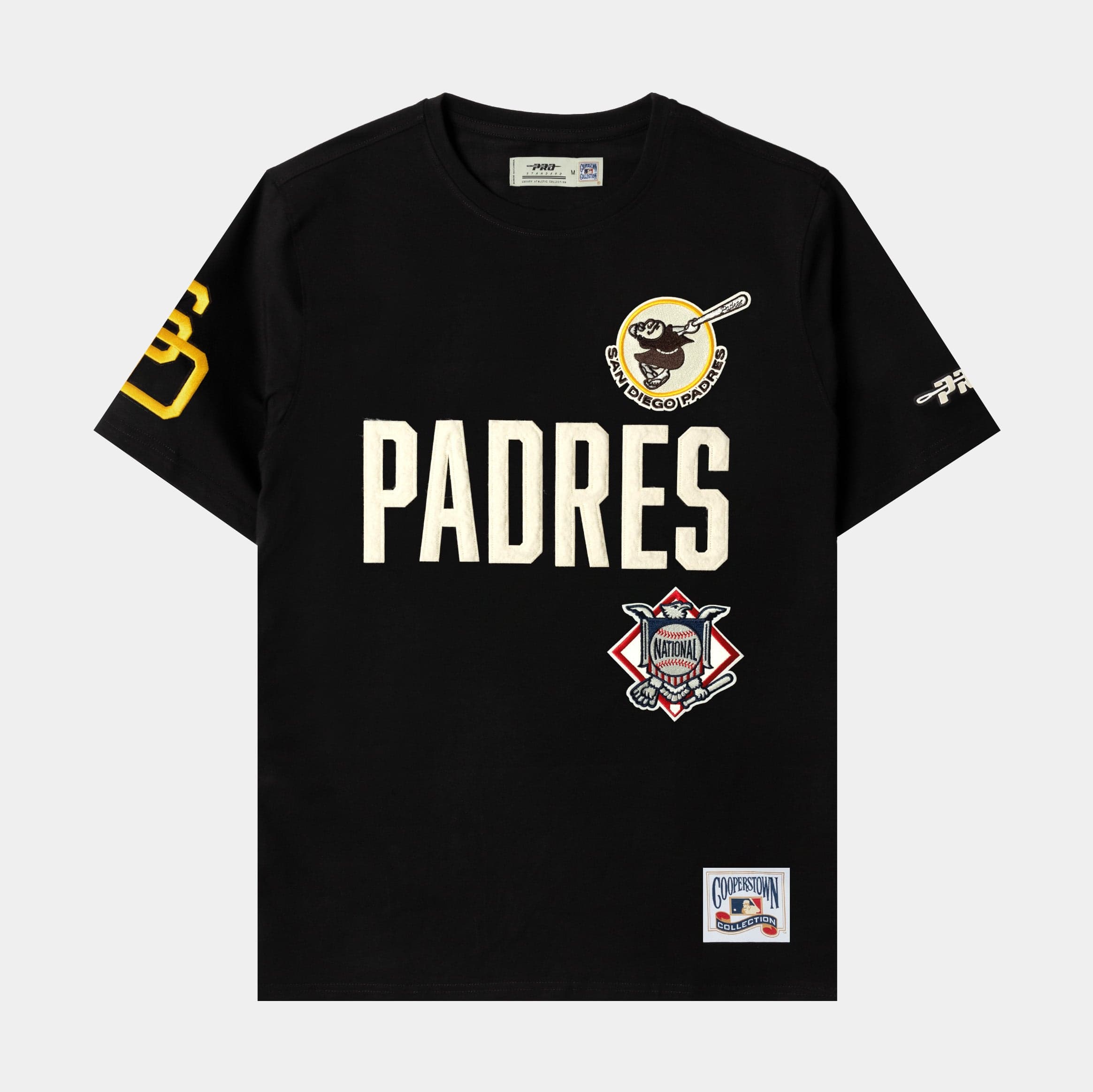 MLB San Diego Padres Original Mens Short Sleeve Shirt (Black/White)