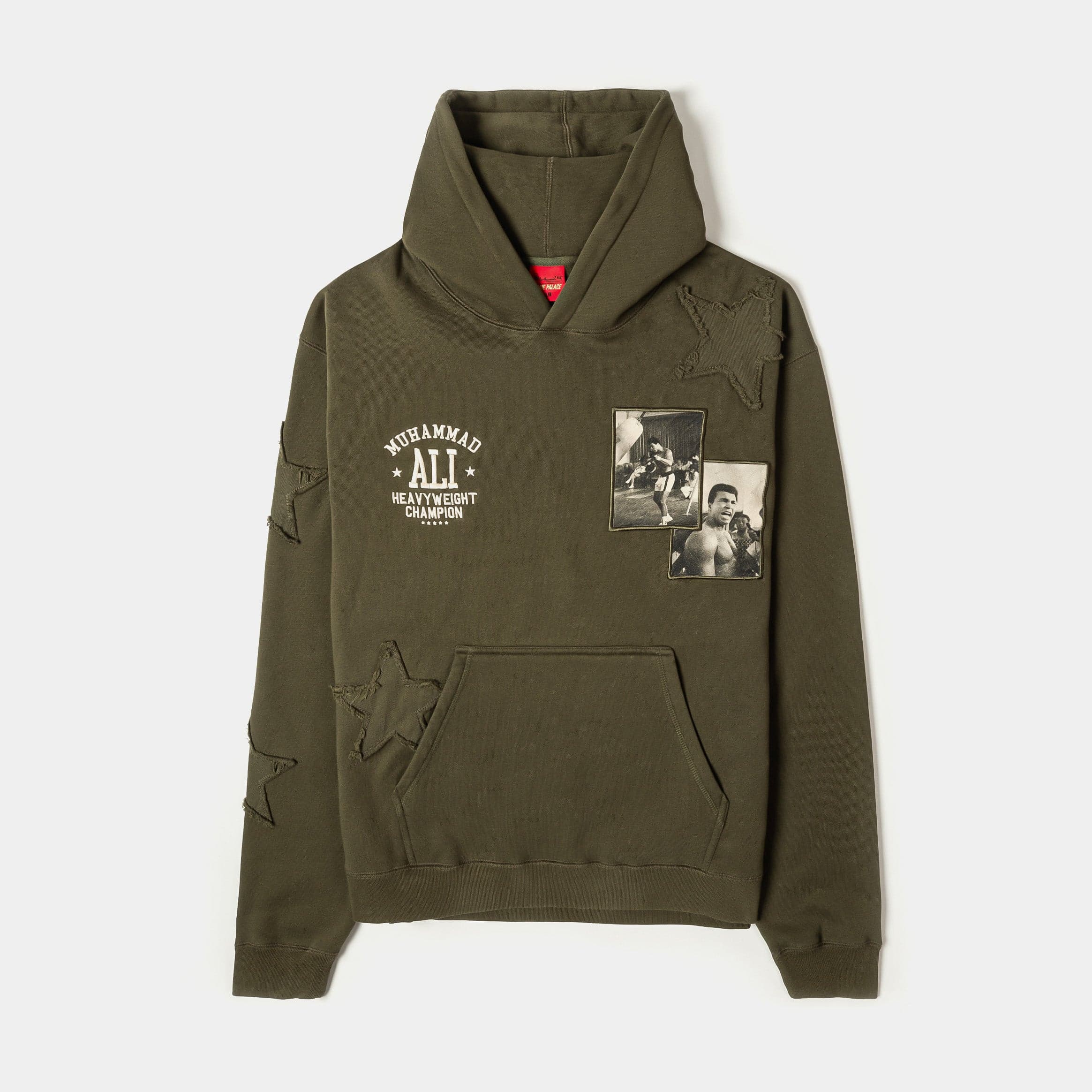 SP x Muhammad Ali Butterfly Pullover Mens Hoodie (Green/Red)
