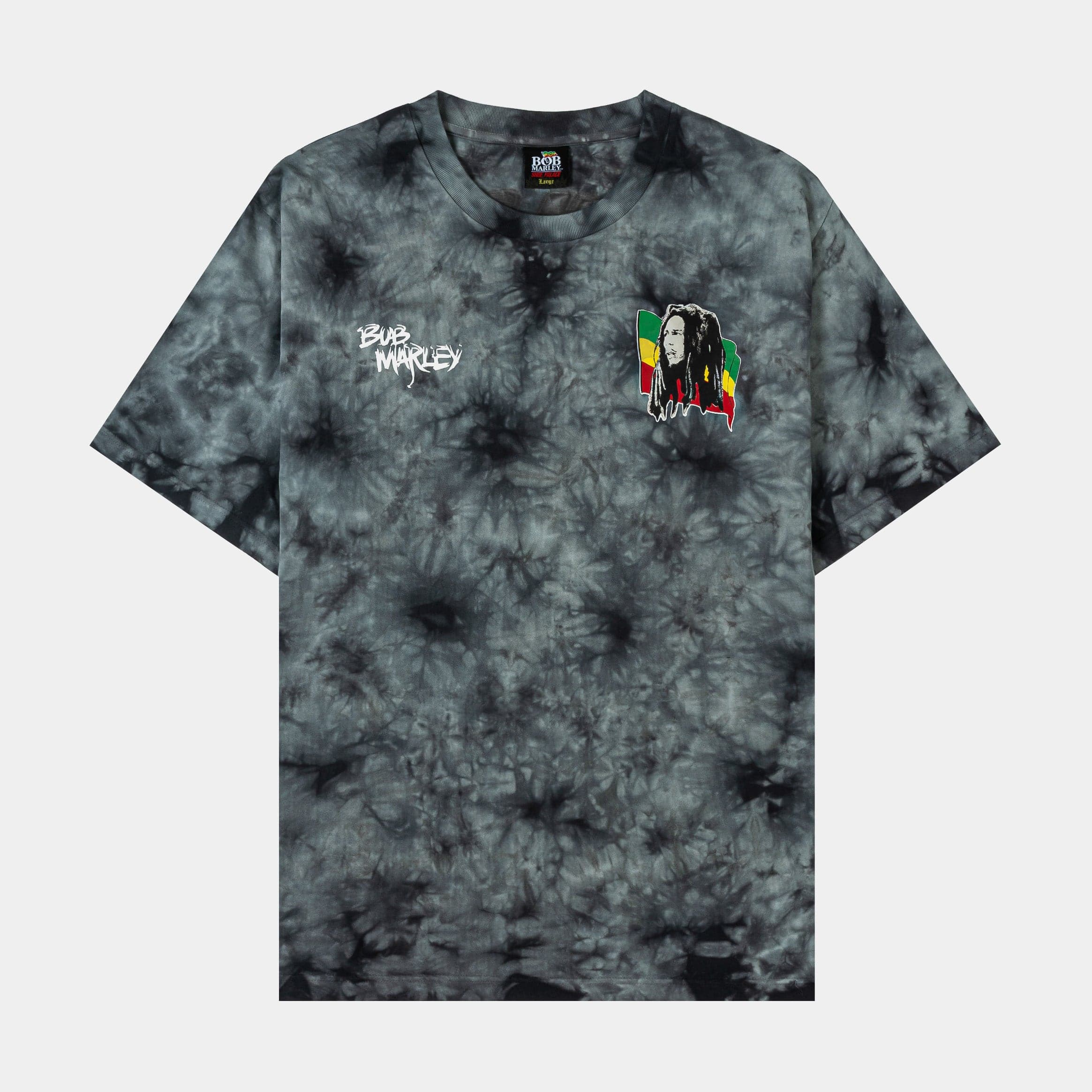 SP x Bob Marley One Love Washed Mens Short Sleeve Shirt (Black/Multi Color)