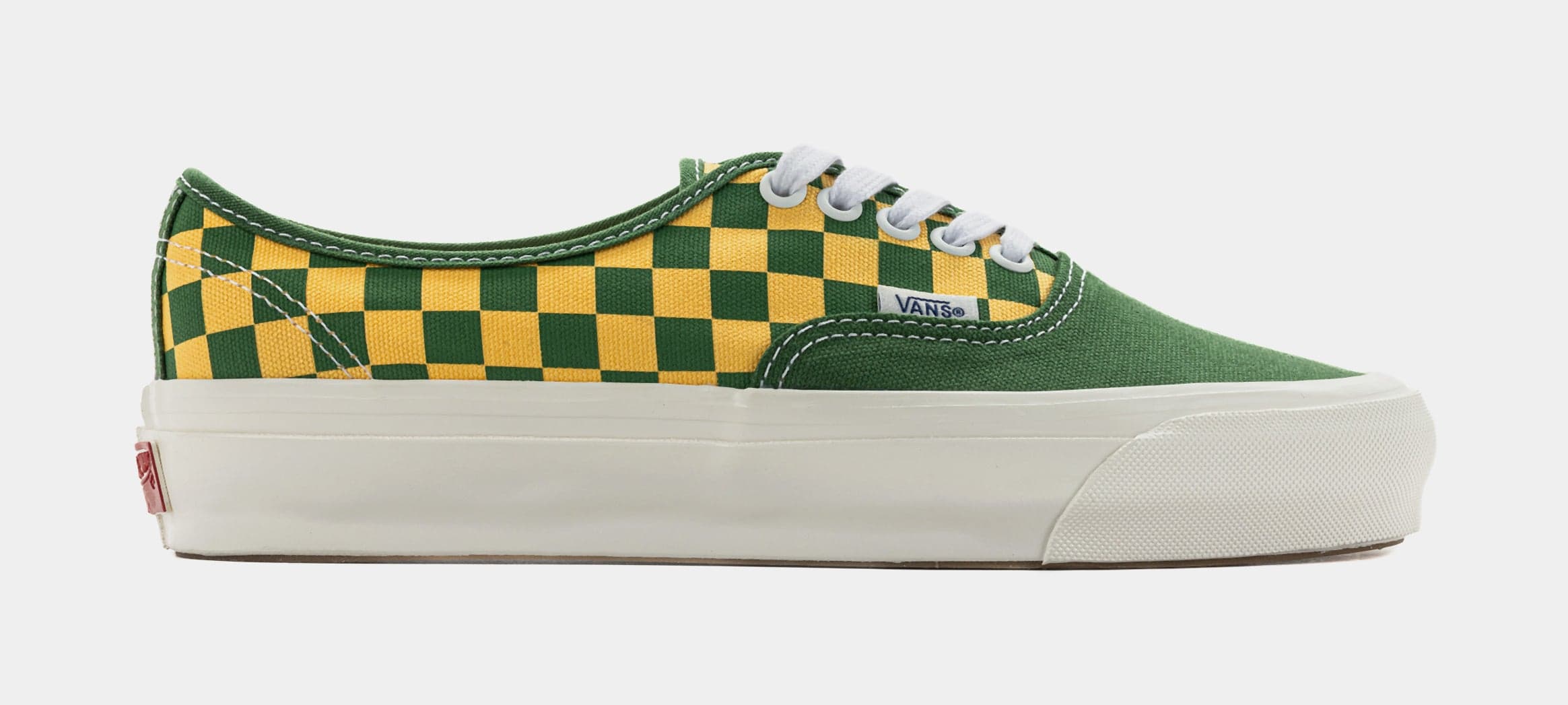 LX Authentic Checkerboard Mens Lifestyle Shoes (Green/Yellow)