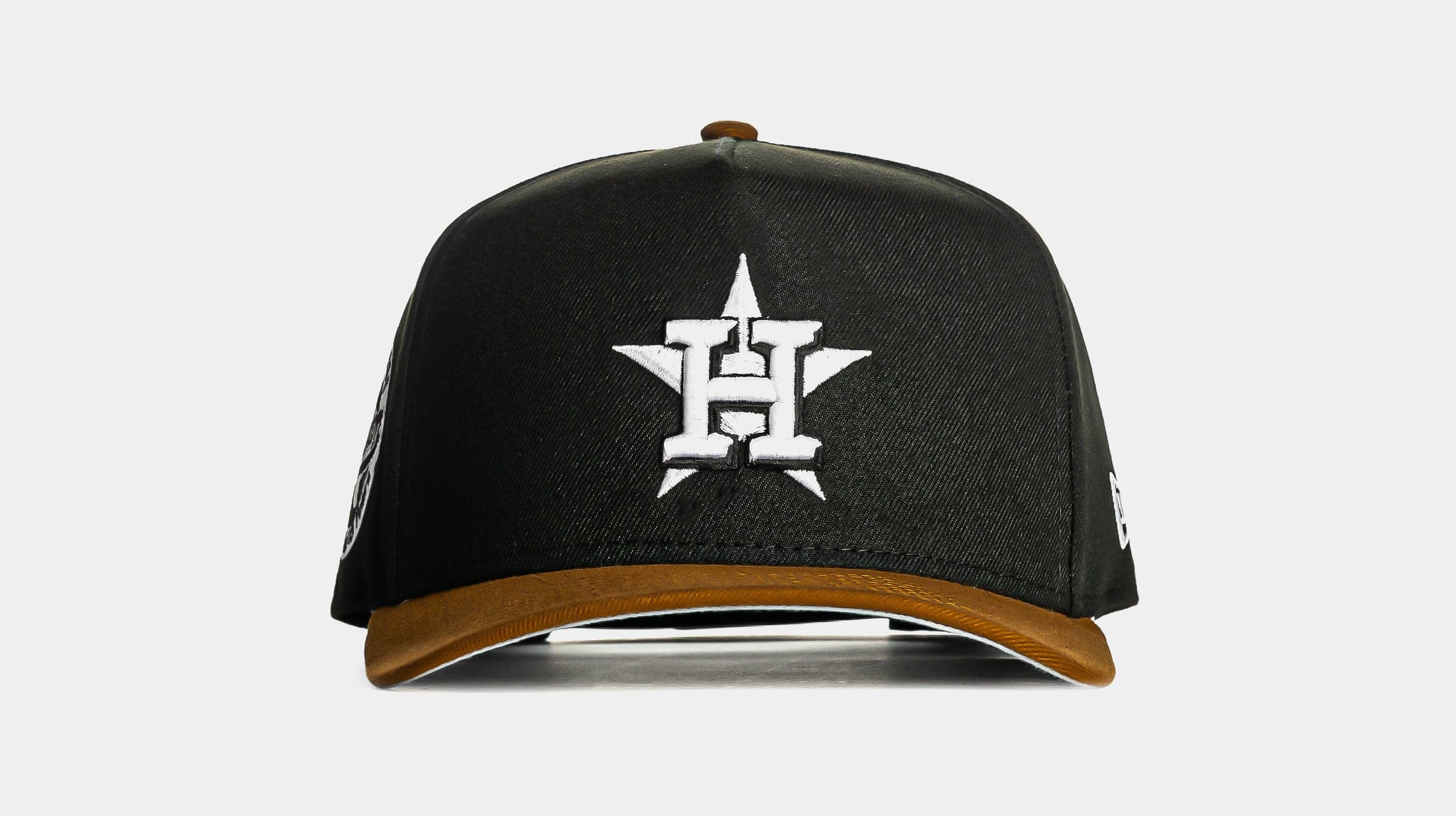 Shoe Palace Exclusive Peanut Two-Tone Houston Astros 9Fifty Snapback Mens Hat (Black/Brown)