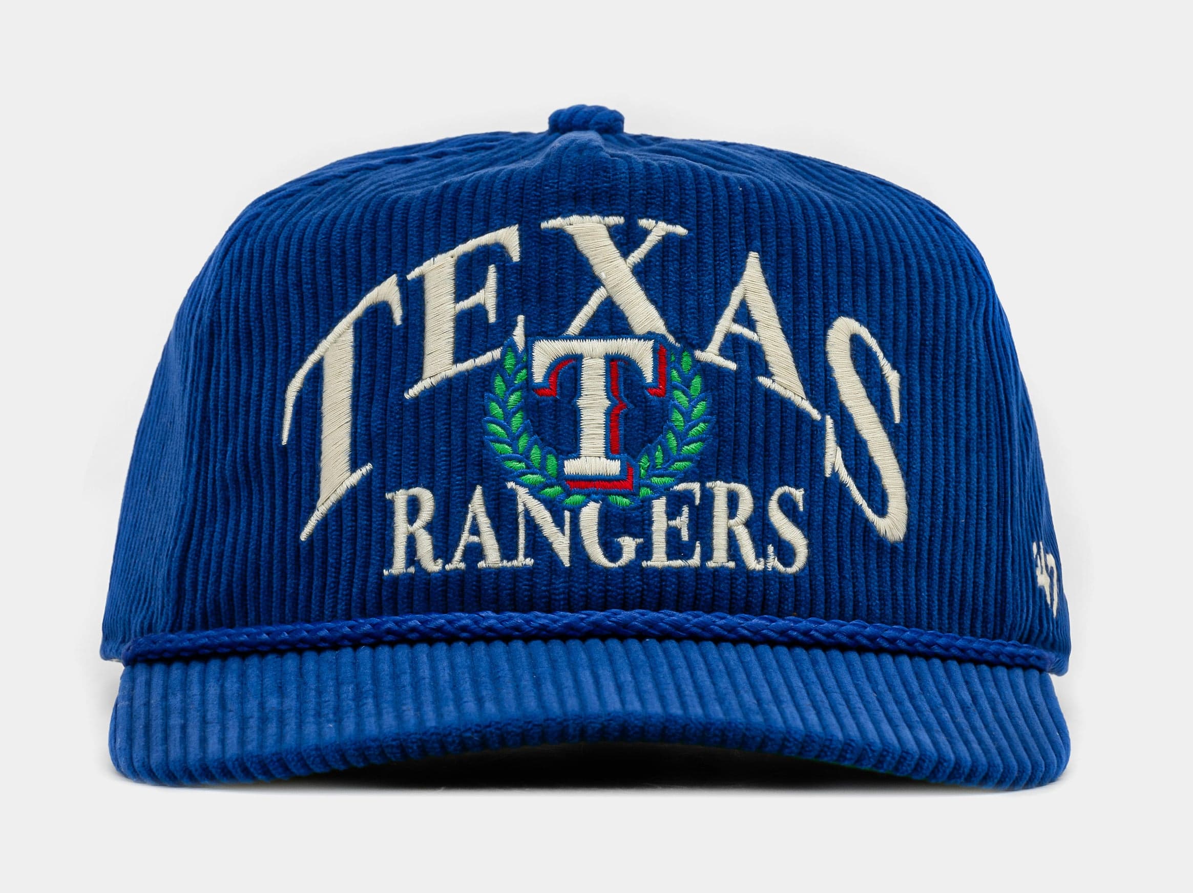 Texas Rangers Pitchout Snapback Mens Hat (Blue/White)