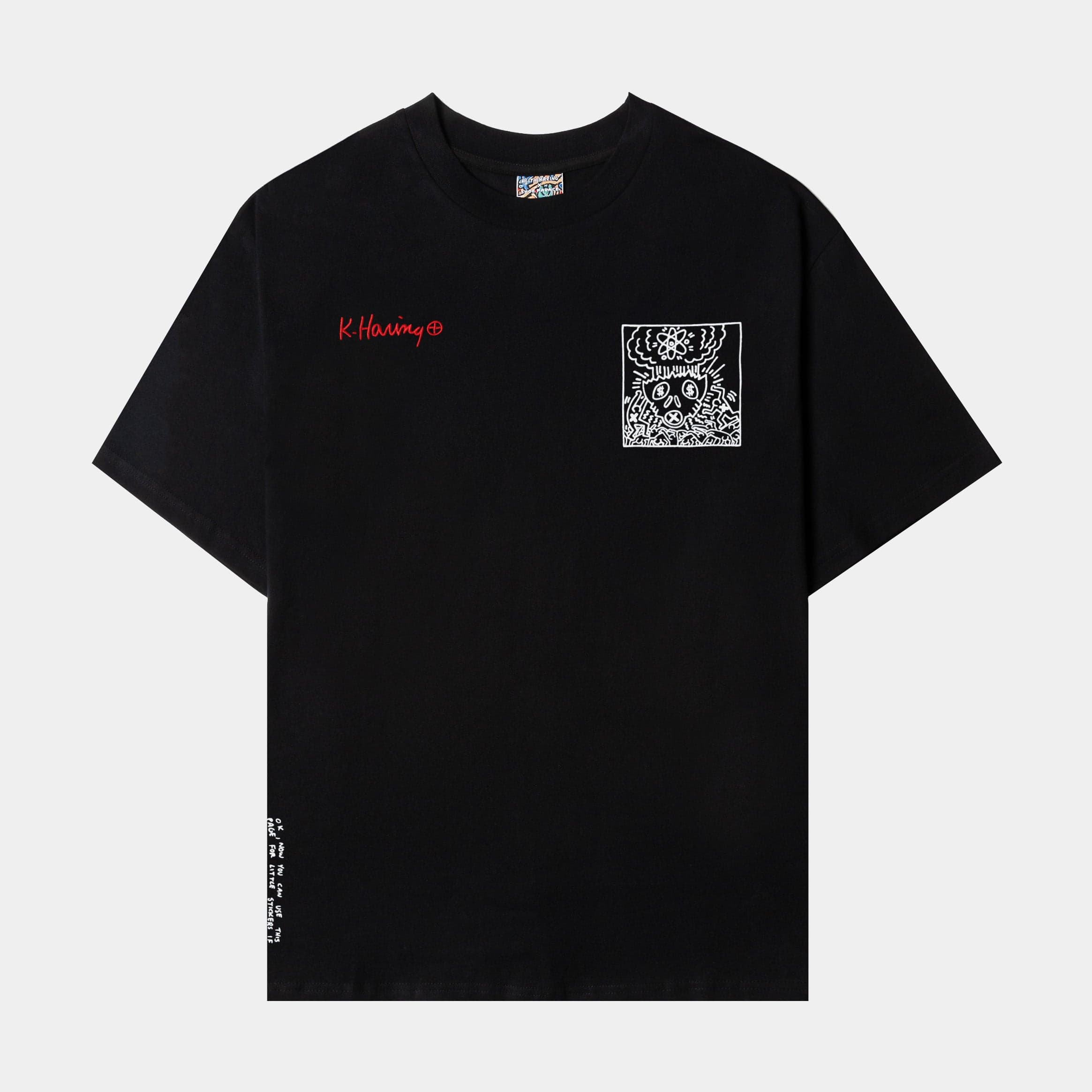SP x Keith Haring Believe Mens Short Sleeve Shirt (Black/Yellow)