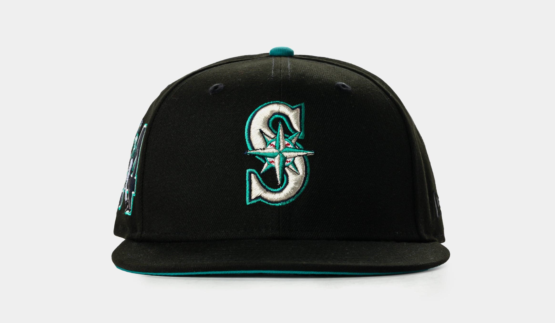 Shoe Palace Exclusive Seattle Mariners 59fifty Fitted Mens Hat (Black/Green)