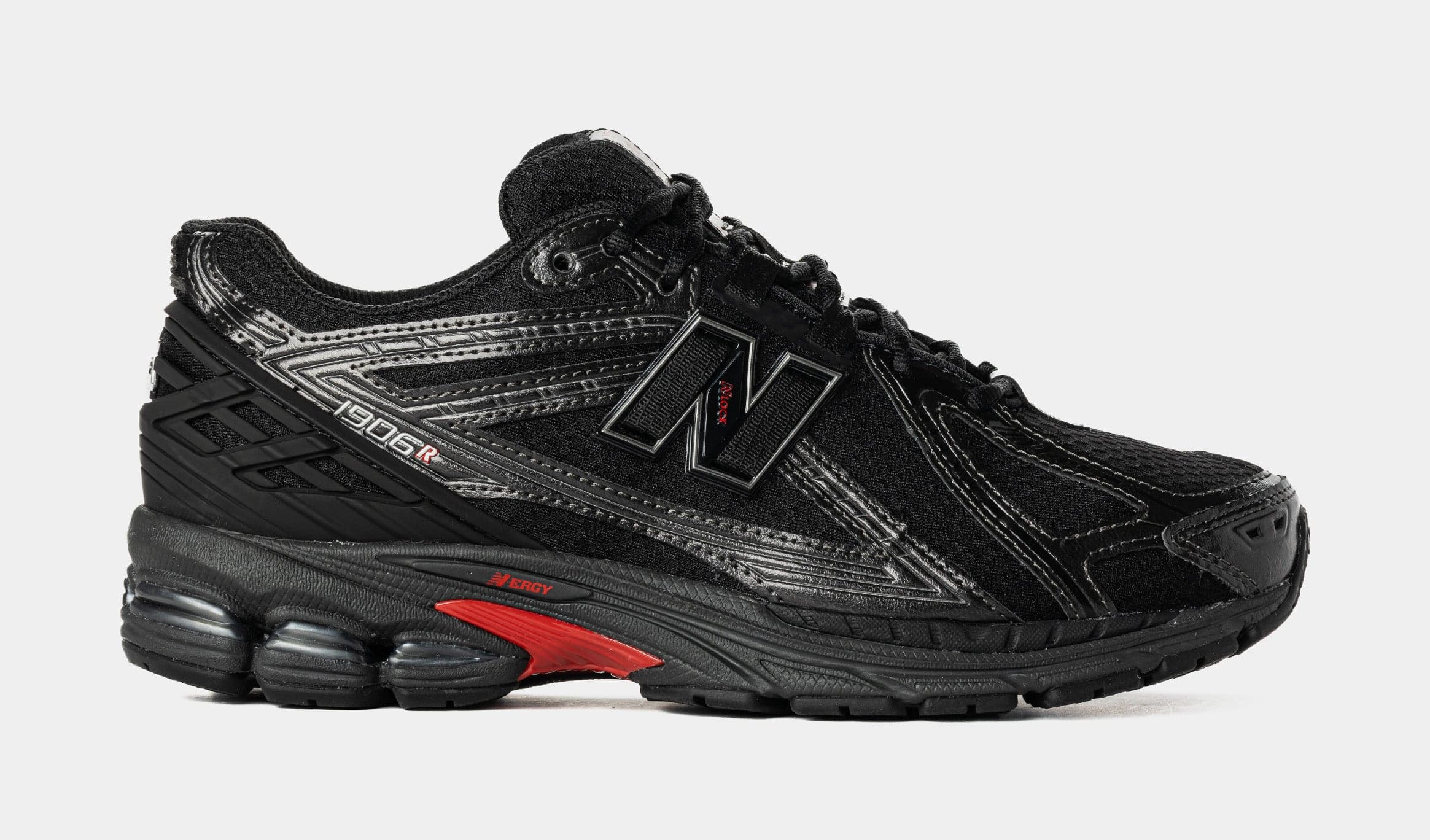 Shoe Palace Exclusive x New Balance 1906 Mens Running Shoes (Black/Red)