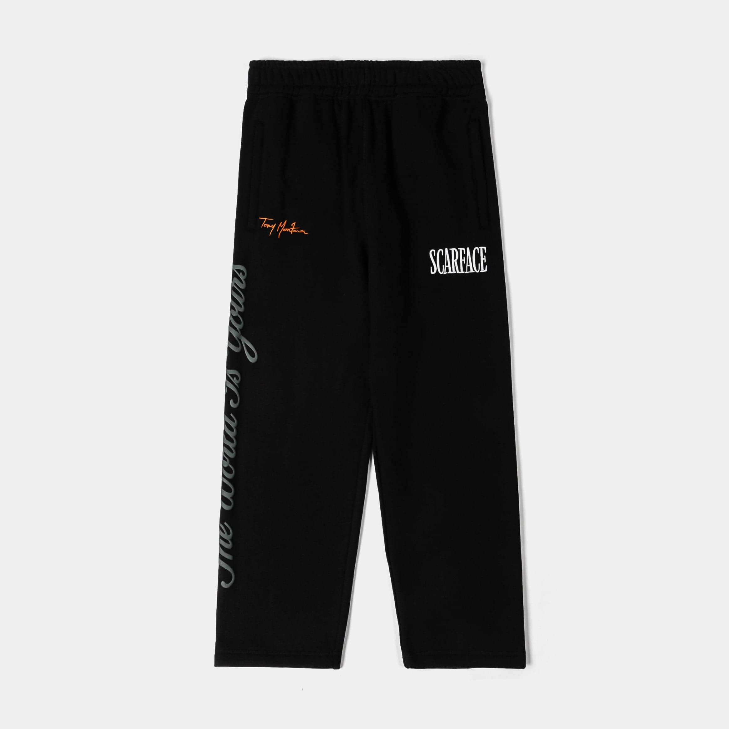 SP x Scarface Sunset Fleece Mens Sweatpants (Black/Orange)
