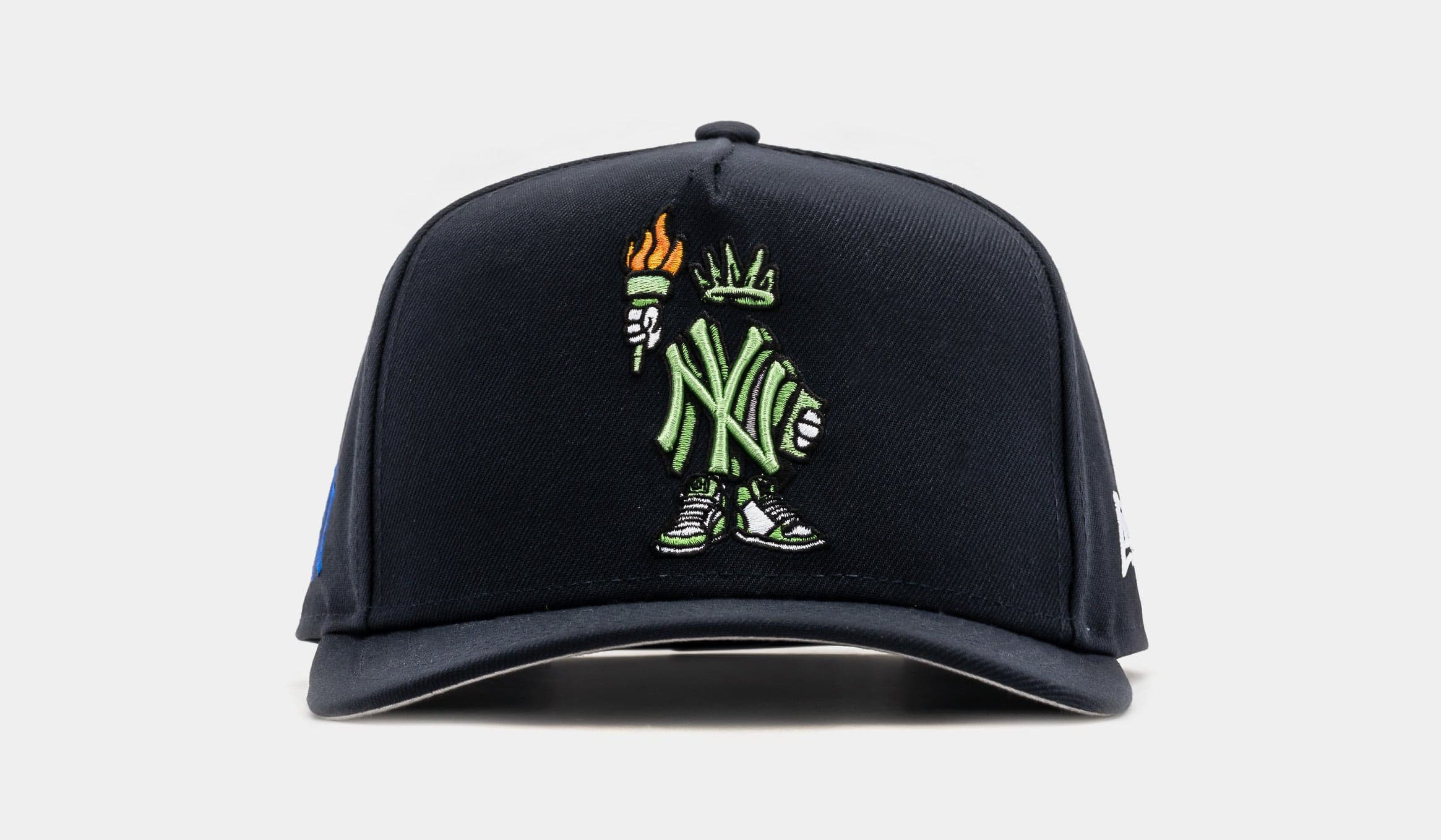 New York Yankees Cartoon 950AF Snapback Mens Hat (Navy)