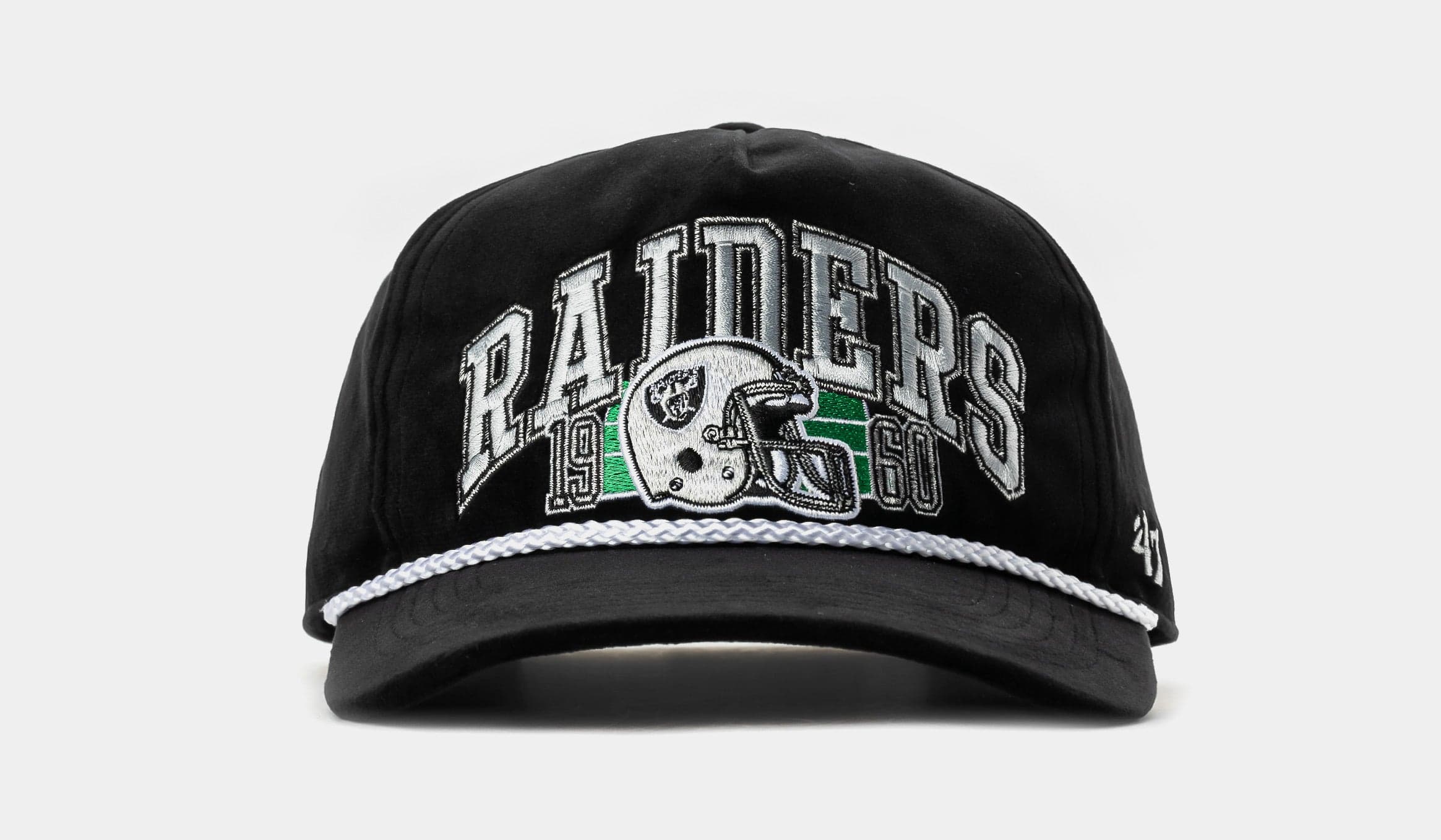 Las Vegas Raiders Go Big Hitch Snapback Mens Hat (Black/Grey)