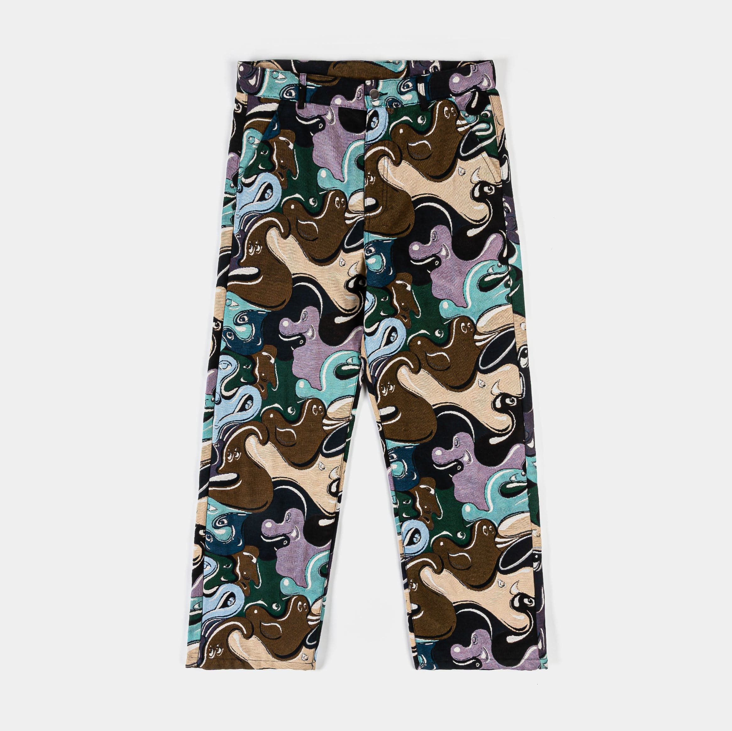 SP x Kenny Scharf All Over Print Jacquard Mens Pants (Multicolor)