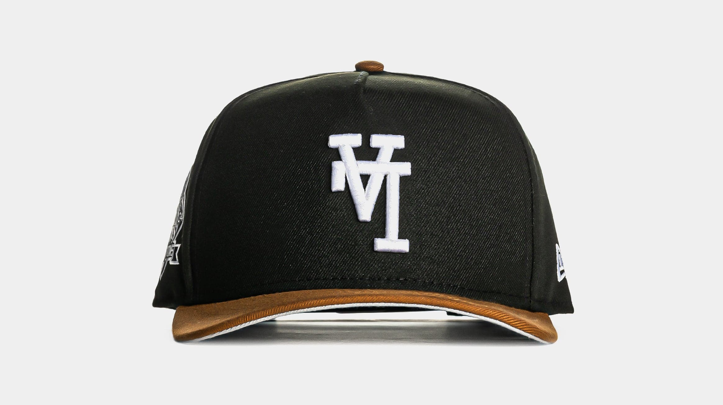 Shoe Palace Exclusive Peanut Two-Tone Los Angeles Dodgers 9Fifty Snapback Mens Hat (Black/Brown)