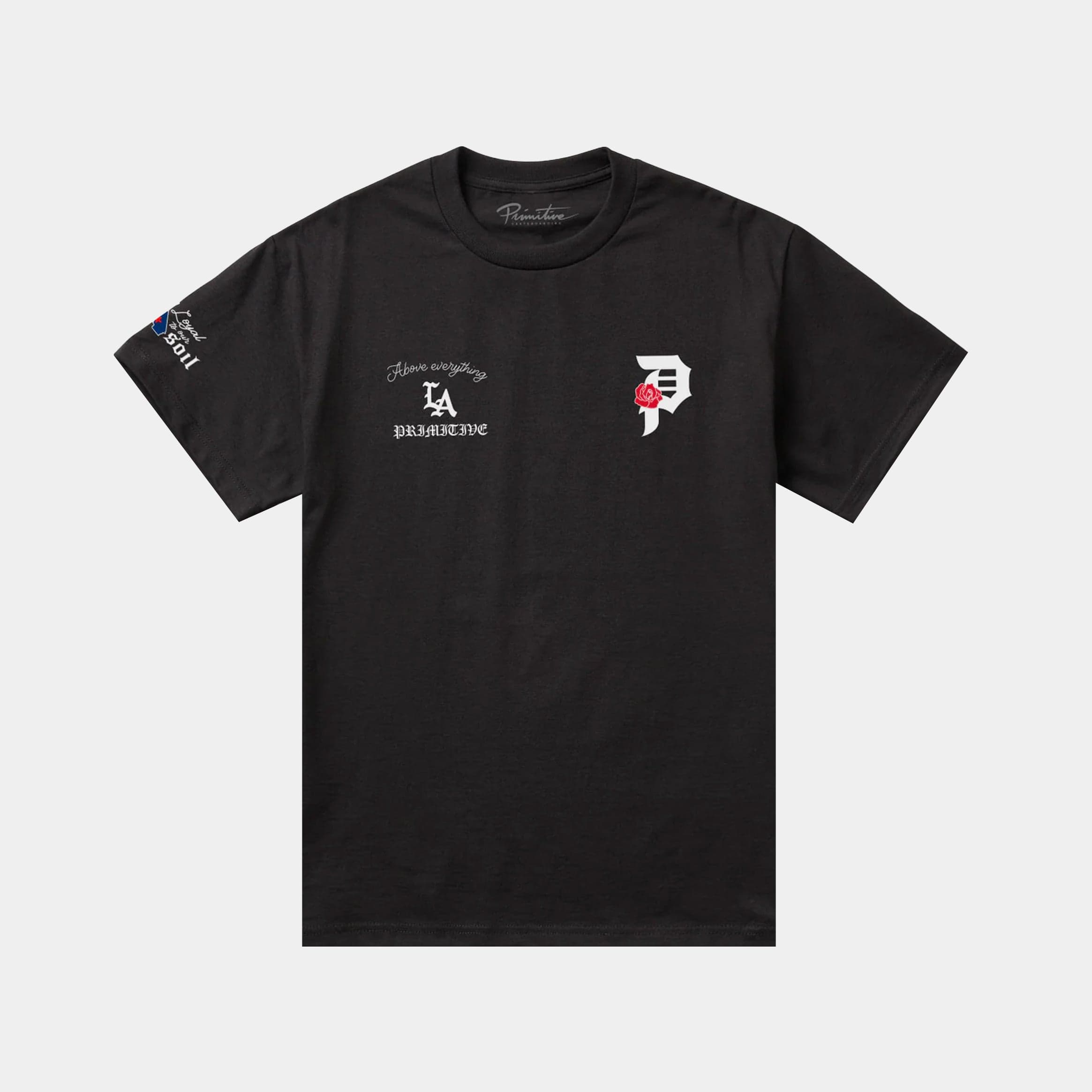 Champs Dodgers Mens Short Sleeve Shirt (Black)