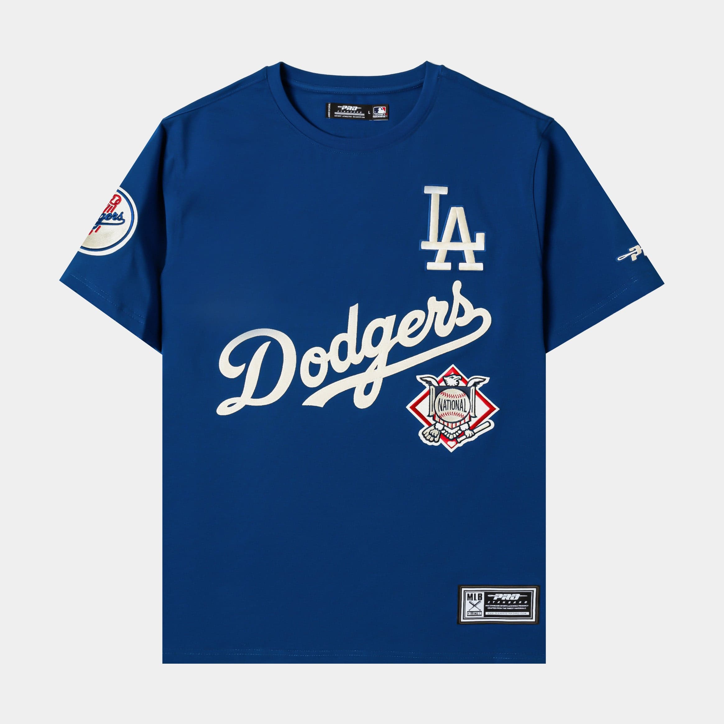 Shoe Palace Exclusive Los Angeles Dodgers Modern Originals Mens Short Sleeve Shirt (Blue)