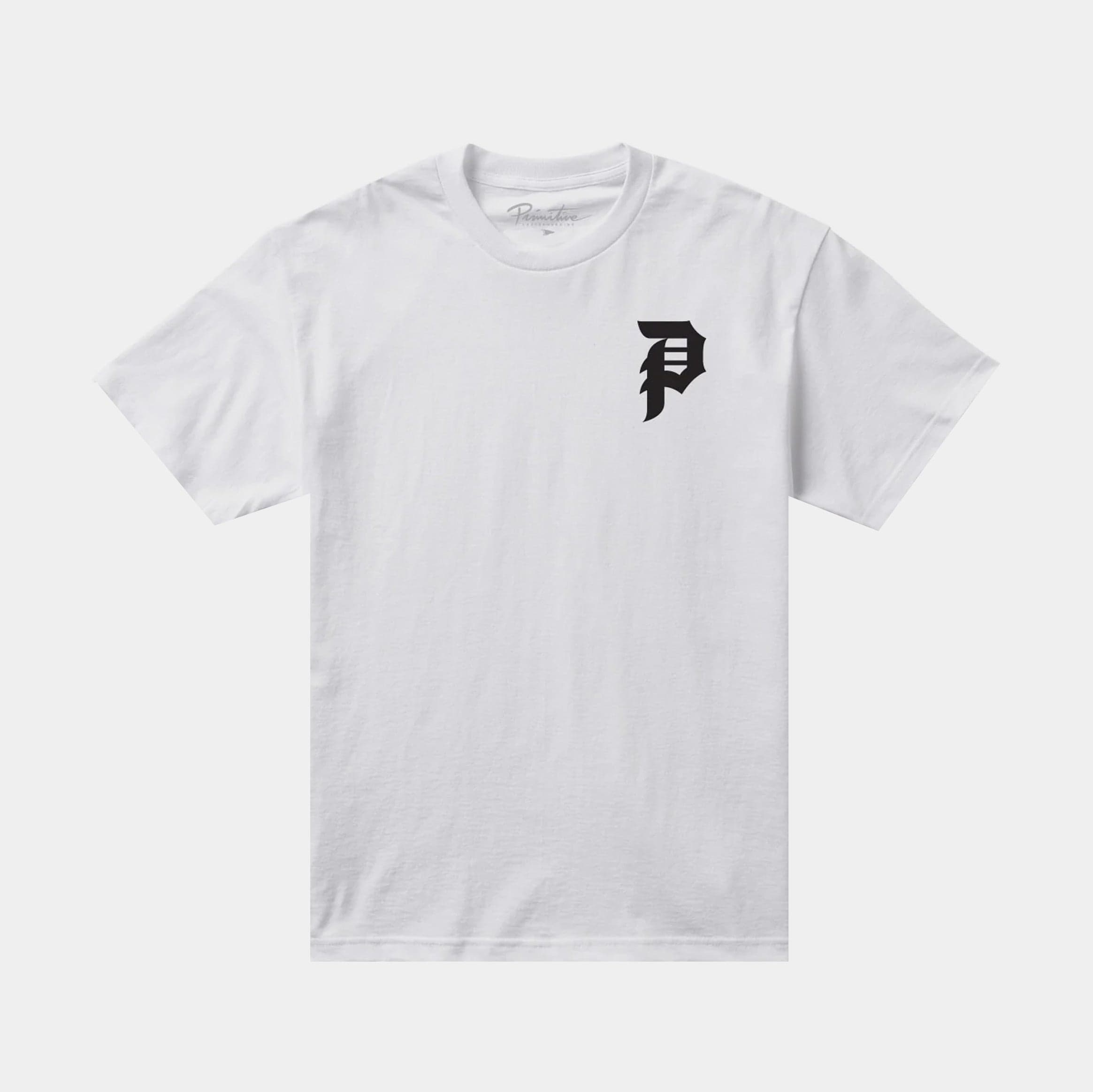 Dedication Mens Short Sleeve Shirt (White/Black)