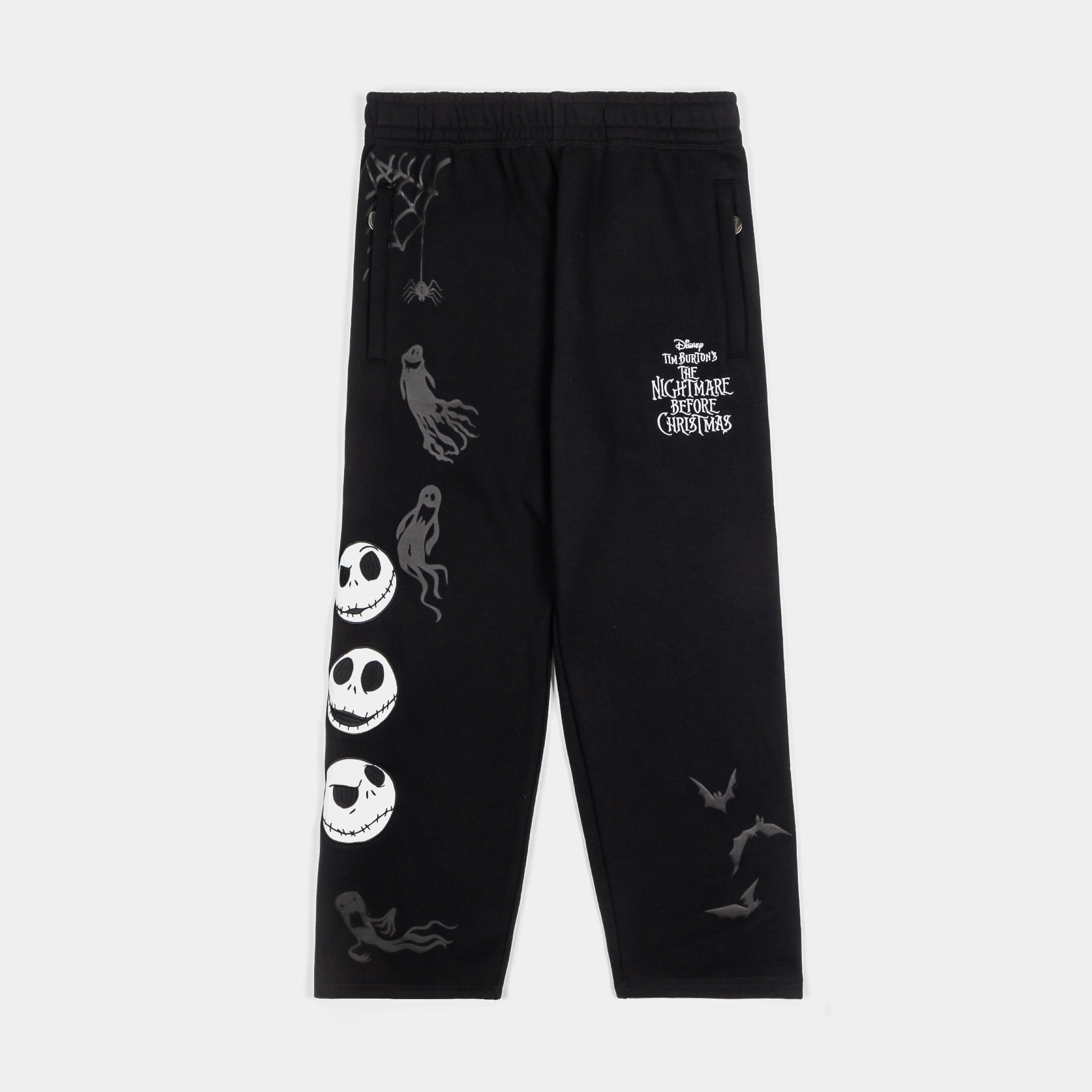 The Nightmare Before Christmas By Shoe Palace Don't Play Fair Fleece Mens Sweatpants (Black/White)