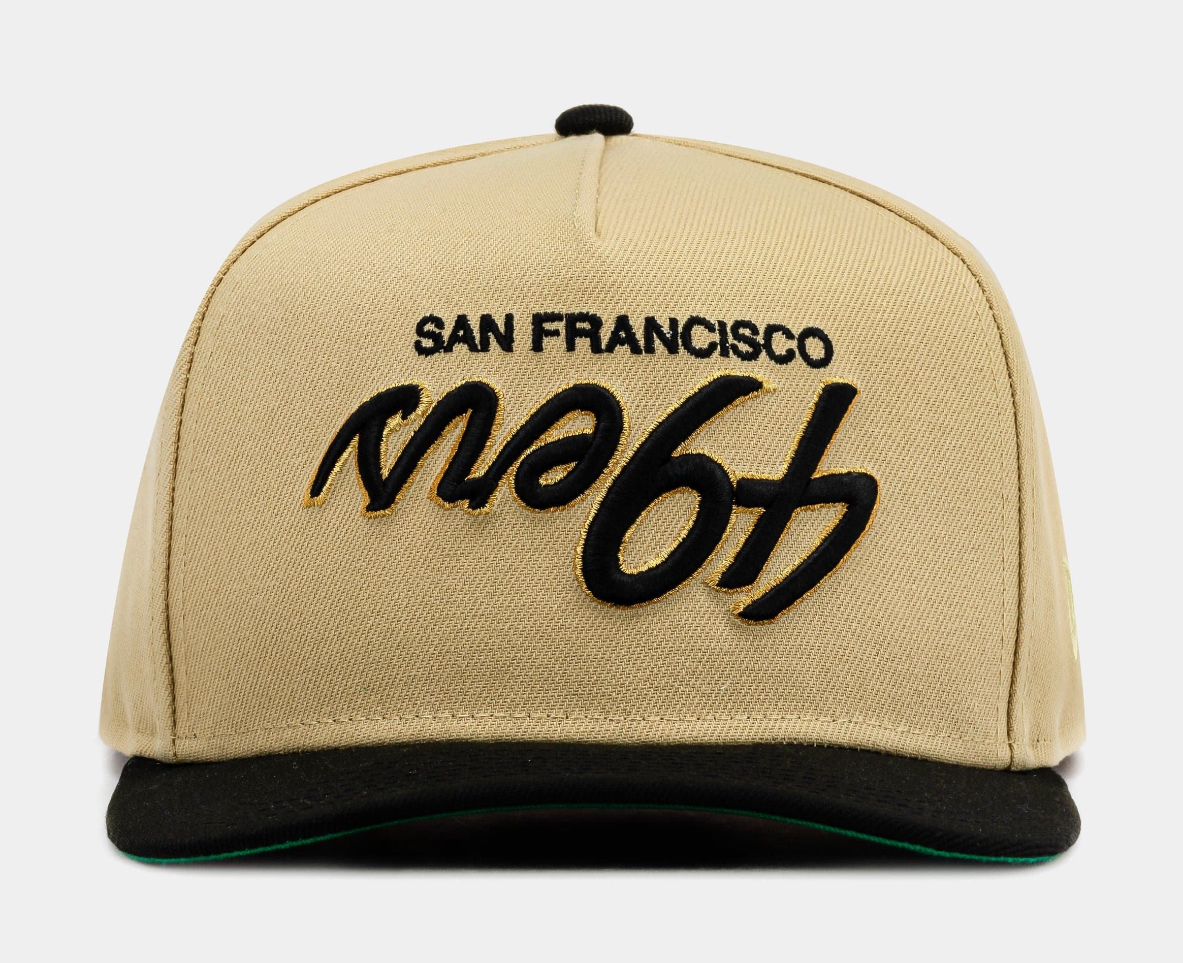 Shoe Palace Exclusive San Francisco 49ers 2 Tone Black 950AF Snapback Mens Hat (Black/Brown)