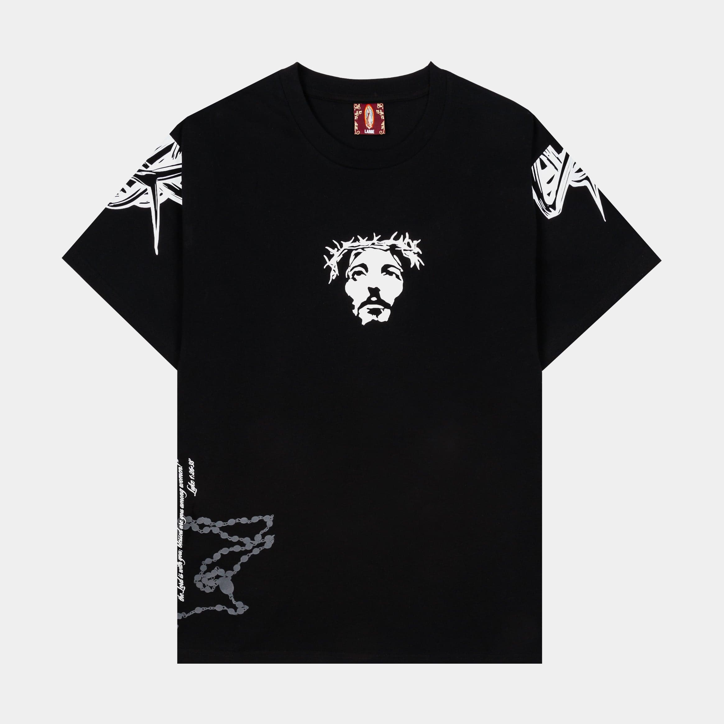 Crown Of Thorns Mens Short Sleeve Shirt (Black/White)
