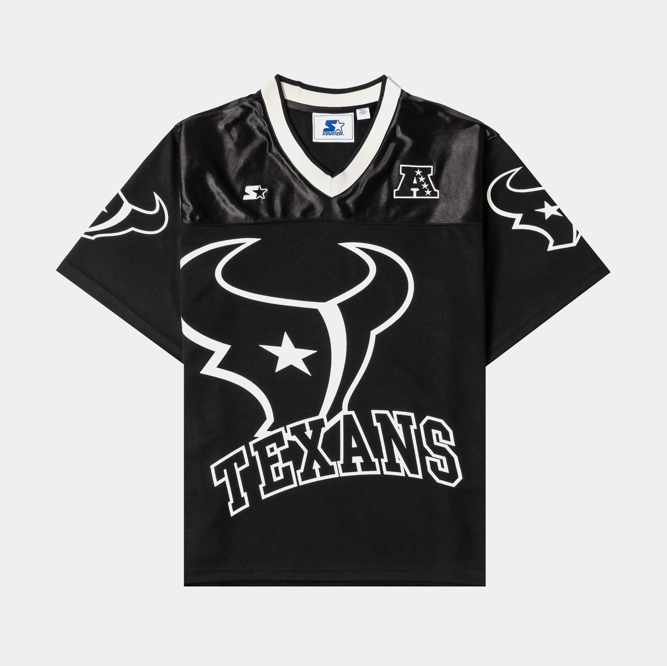 NFL Houston Texans Mens Jersey (Black/Cream)