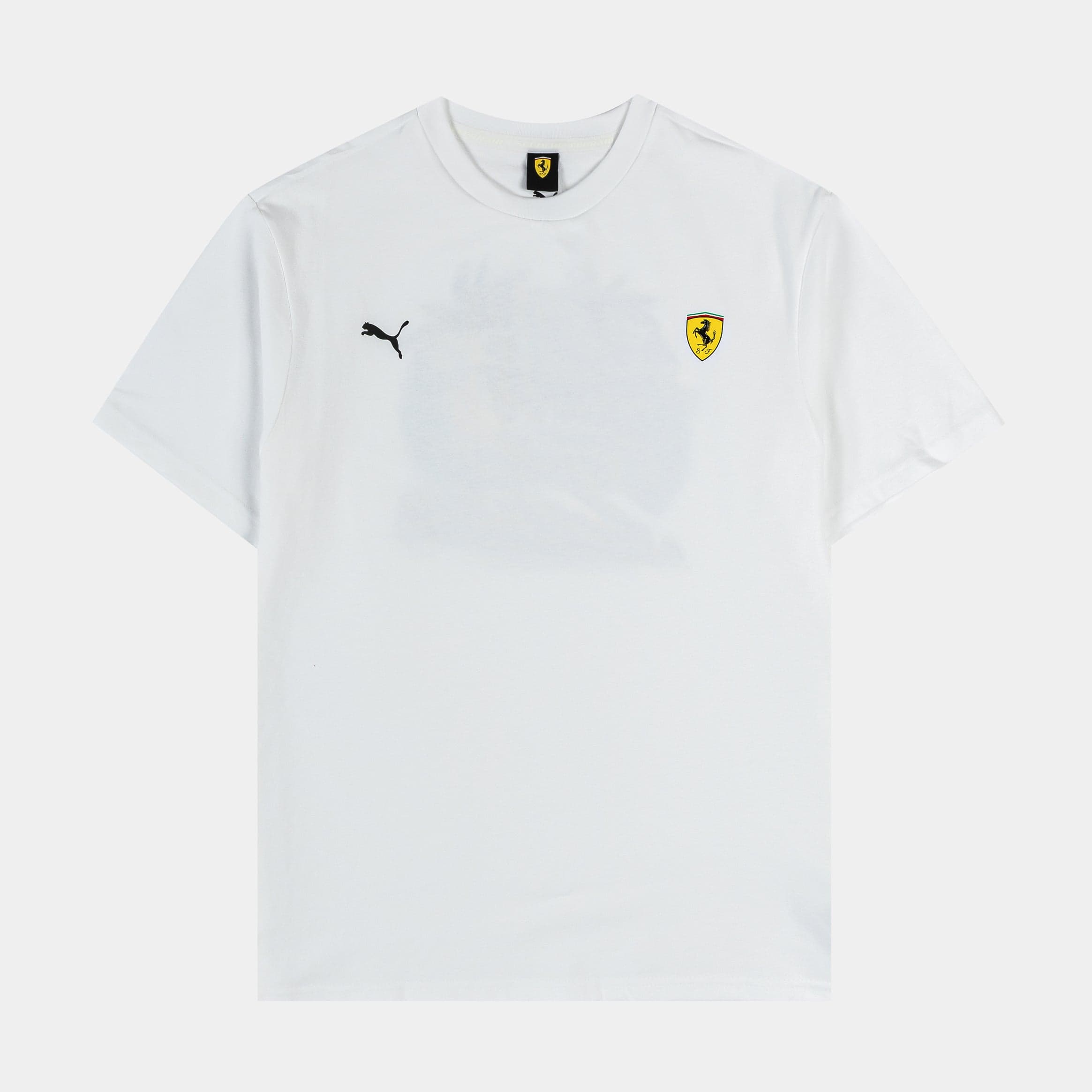 Scuderia Ferrari Miami Oversized Mens Short Sleeve Shirt (Puma White)