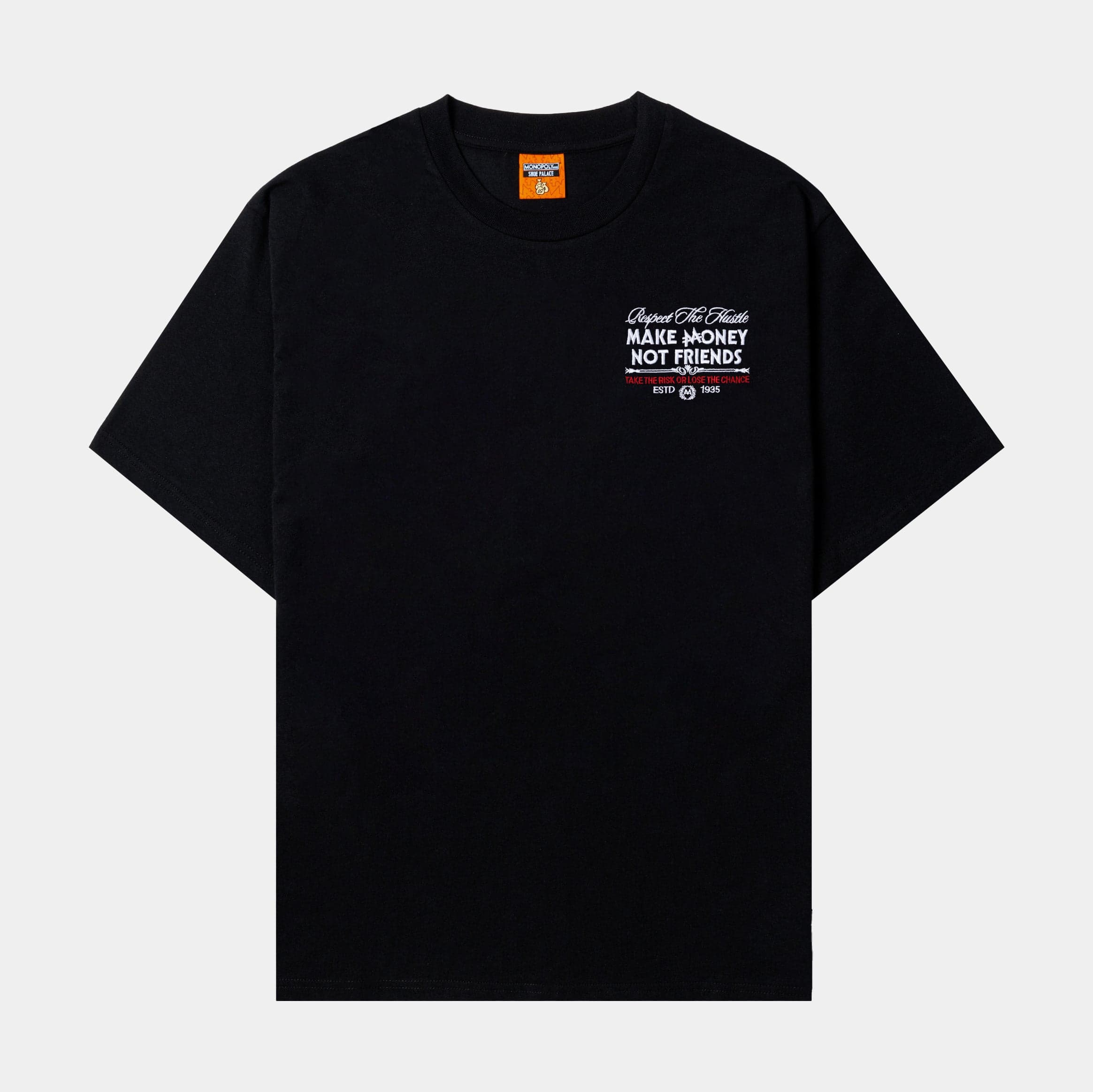 SP x Monopoly Take The Risk Mens Short Sleeve Shirt (Black/White)