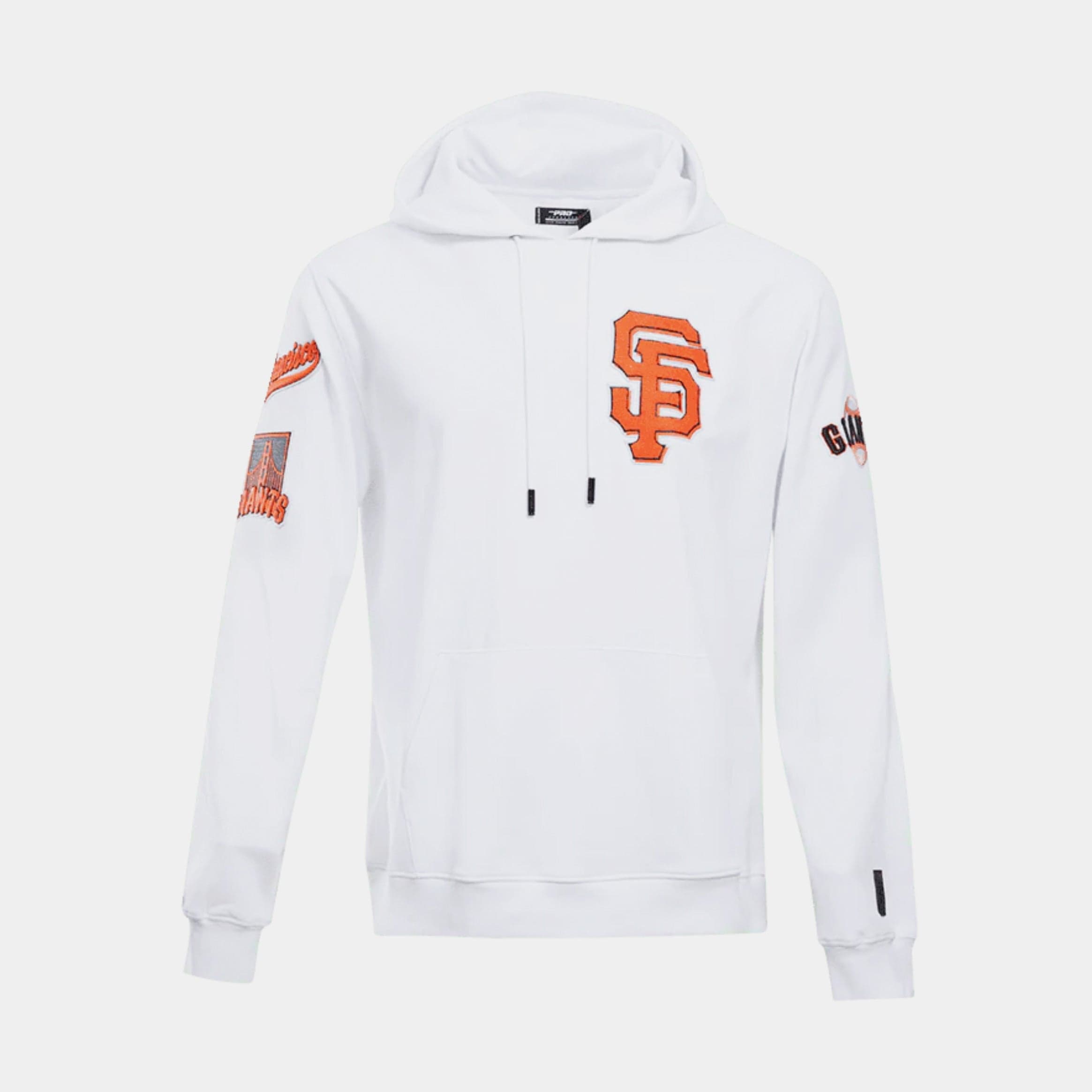 San Francisco Giants Chenille Mens Long Sleeve Shirt (White/Orange)