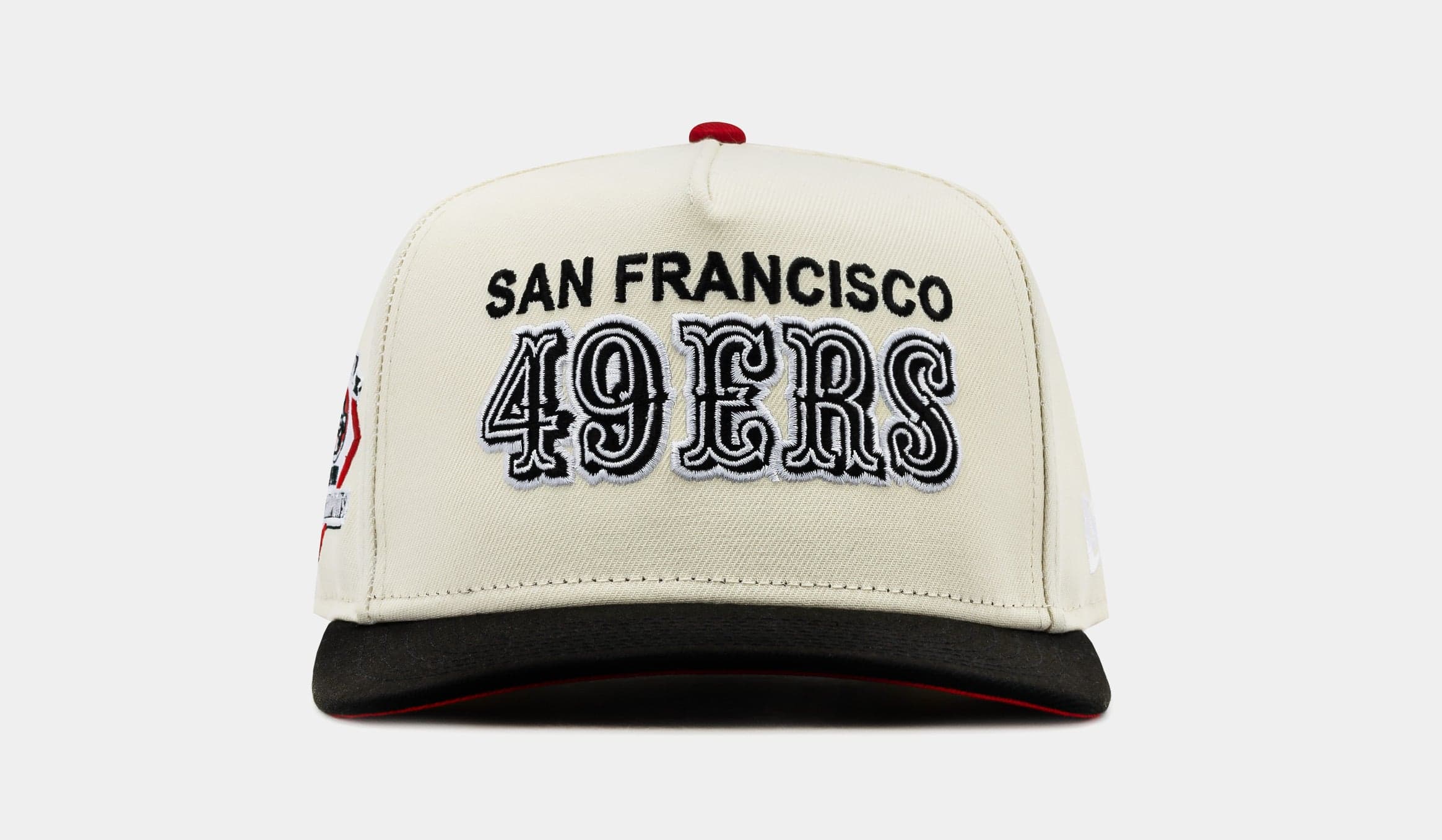 Shoe Palace Exclusive San Francisco 49ers World Champions 950AF Snapback Mens Hat (Beige/Black)