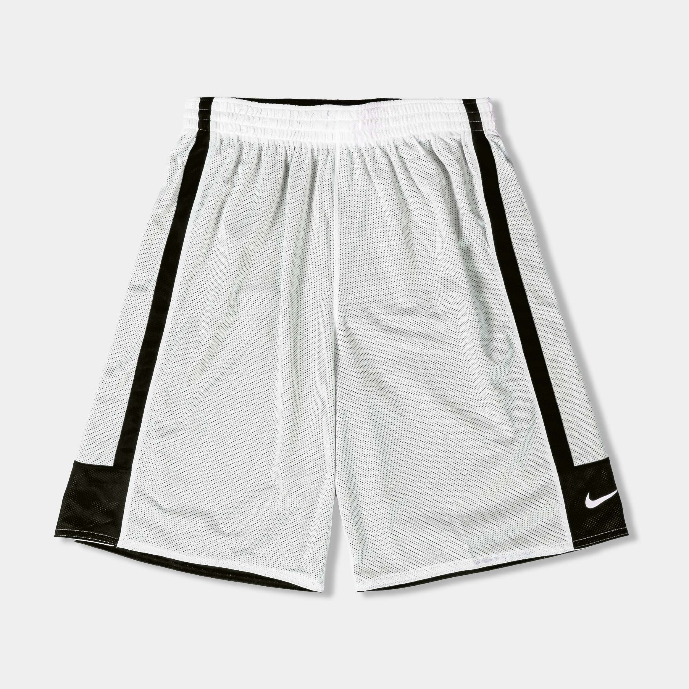 Reversible Dri Fit Basketball Mens Shorts (White/Black)