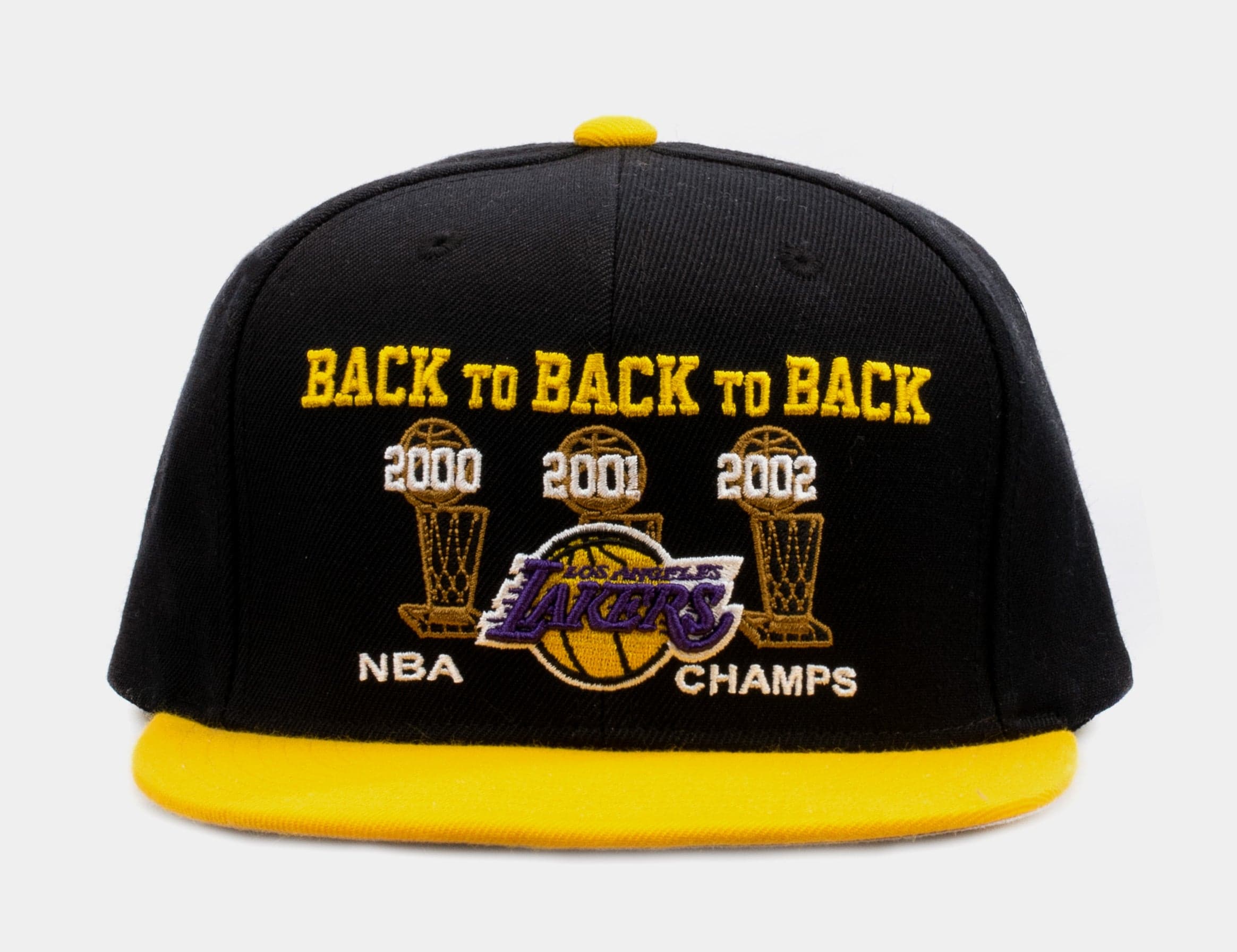 Los Angeles Lakers Championship Snapback Mens Hat (Black)