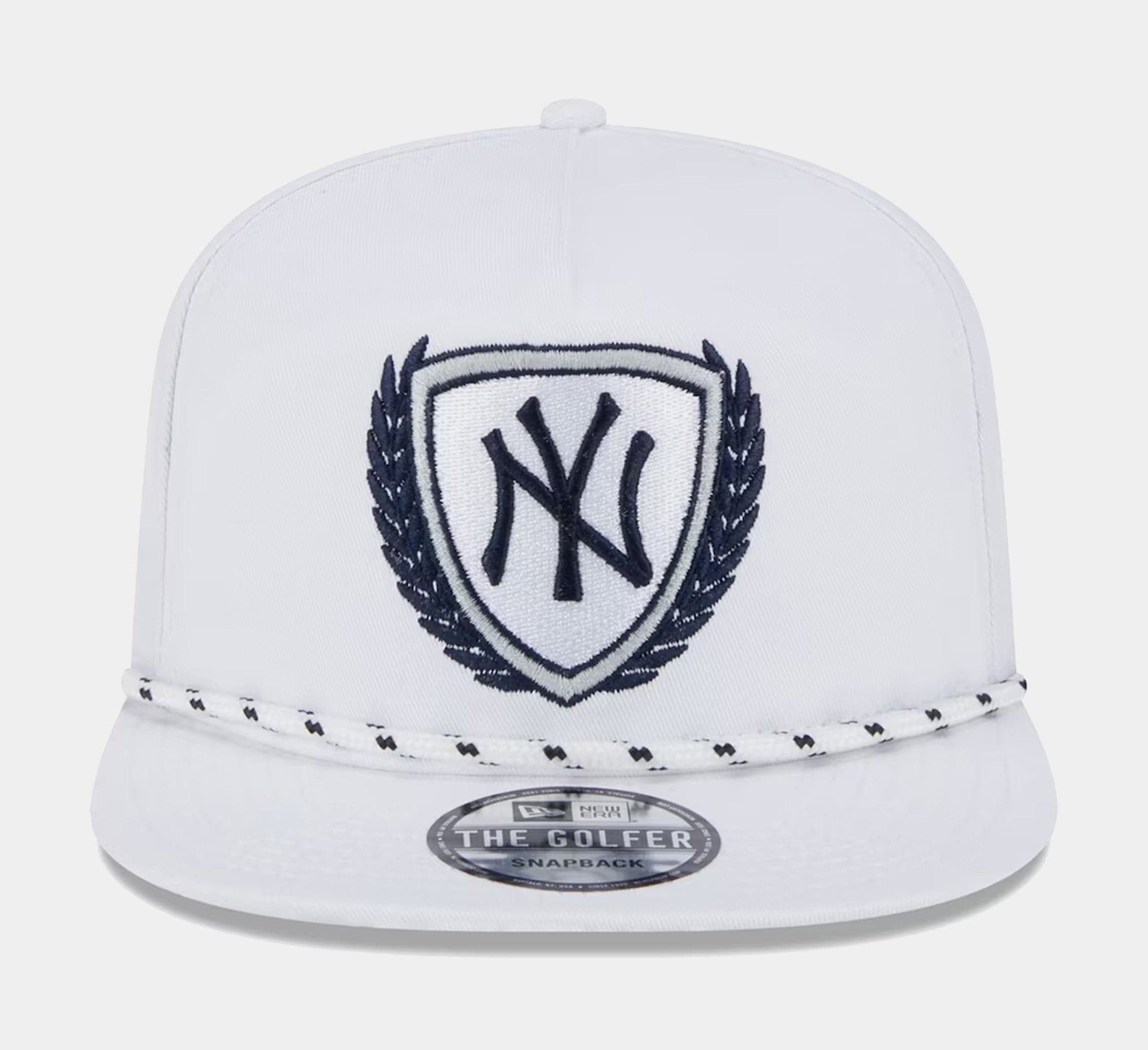 New York Yankees Golfer 9FIFTY Mens Snapback Hat (White)