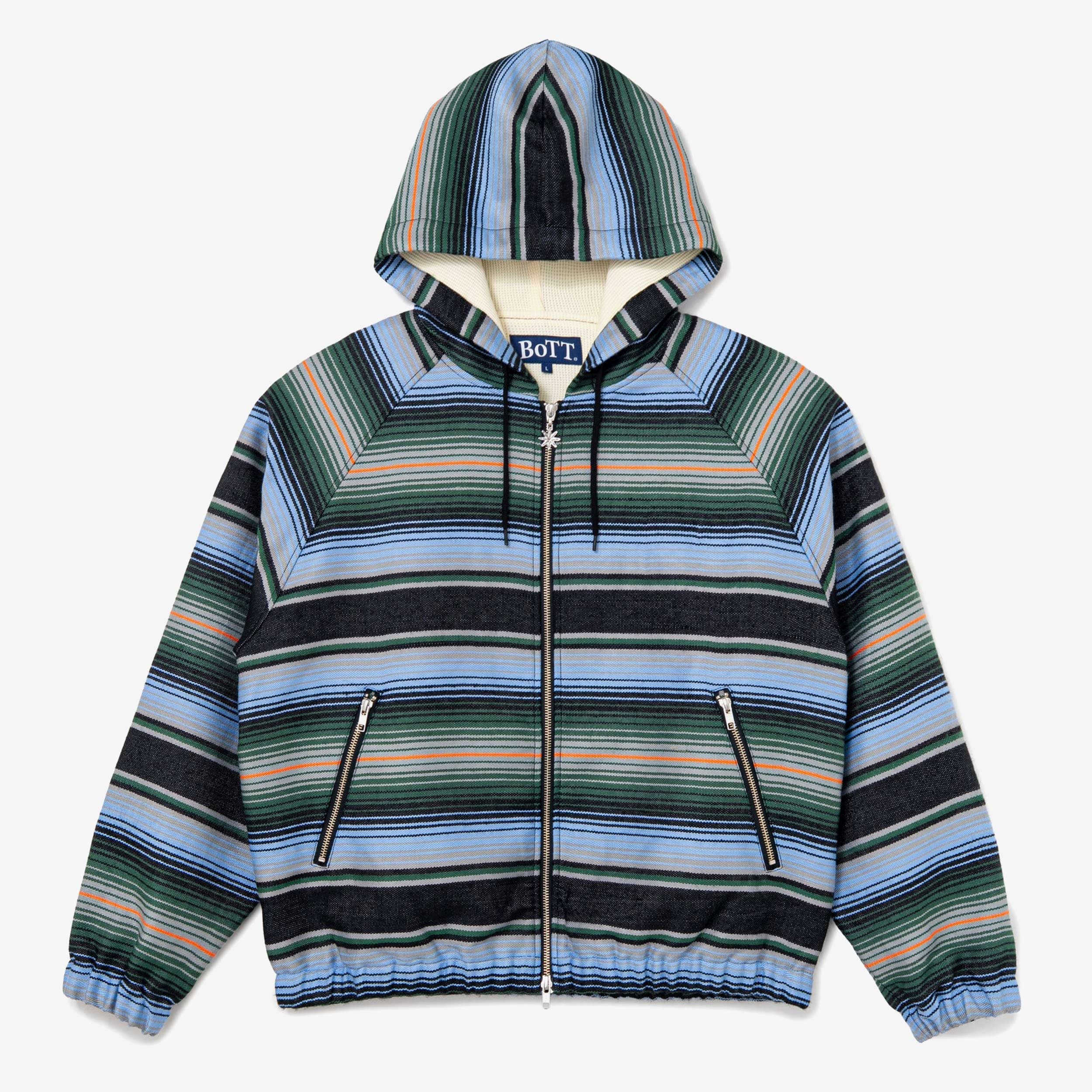 Serape Raglan Zip Hoodie