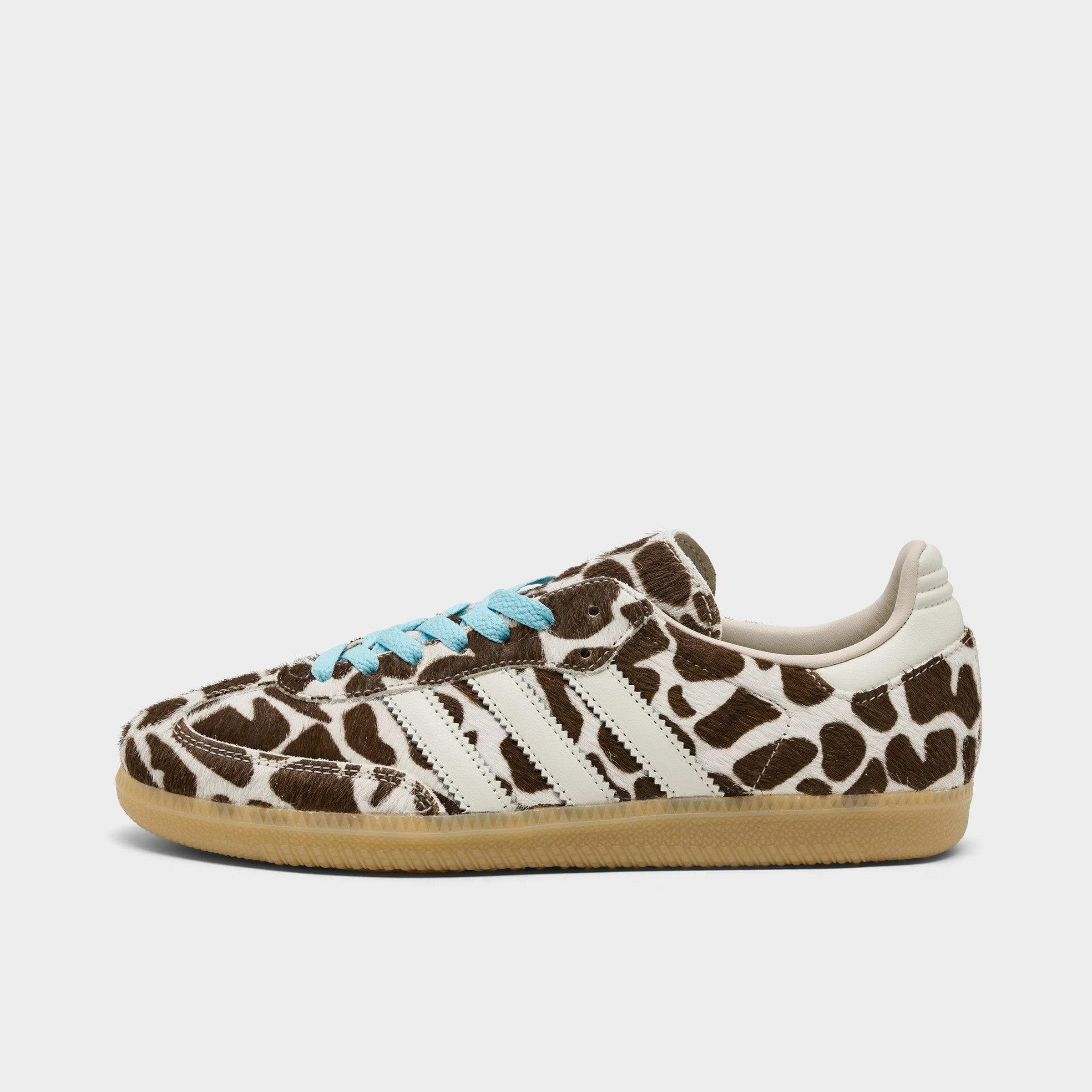 Women's adidas Originals Samba OG Cow Print Casual Shoes 