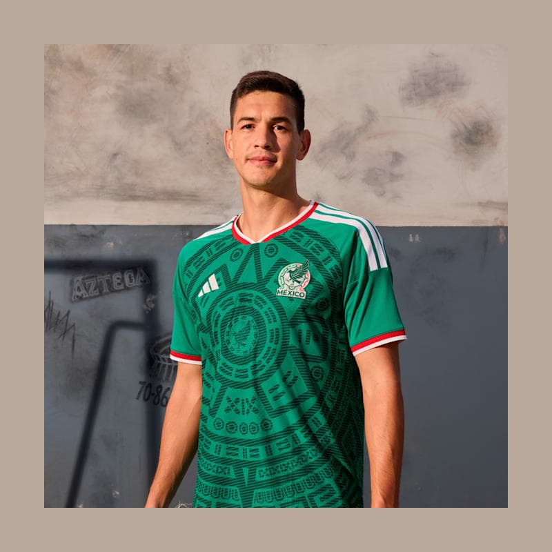 Mexico 26 Home Authentic Jersey
