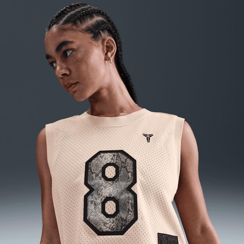 Kobe 8 Cropped Womens Jersey (Sanddrift/Black)