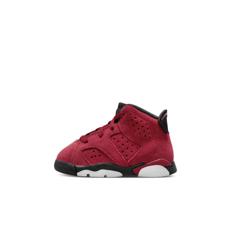 Air Jordan 6 Retro Toro Bravo Infant Toddler Lifestyle Shoes (Red/Black)